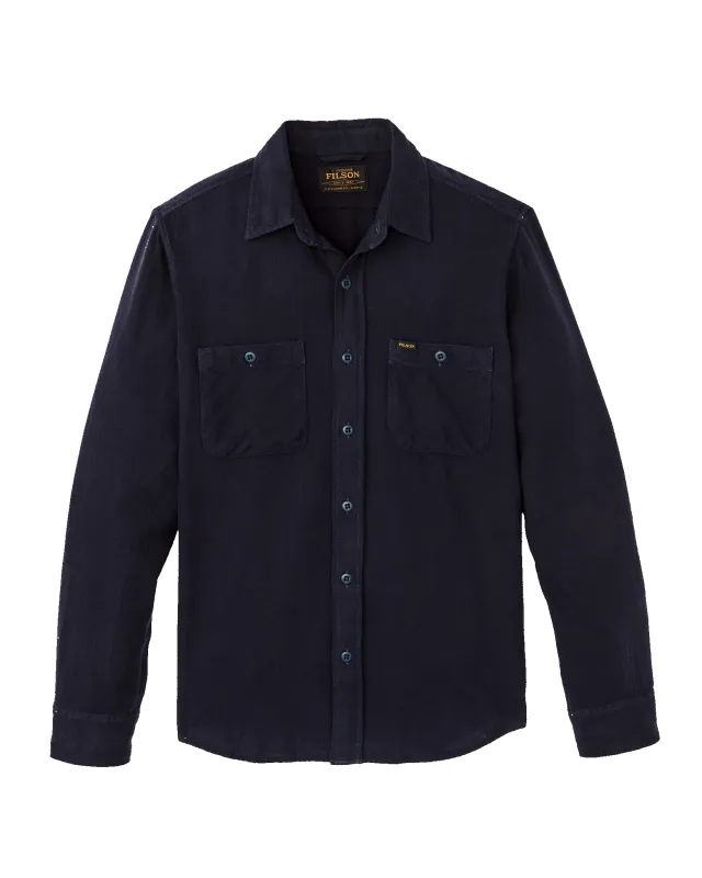 The Rangeland Flannel Shirt - Night Sky sold by Filson