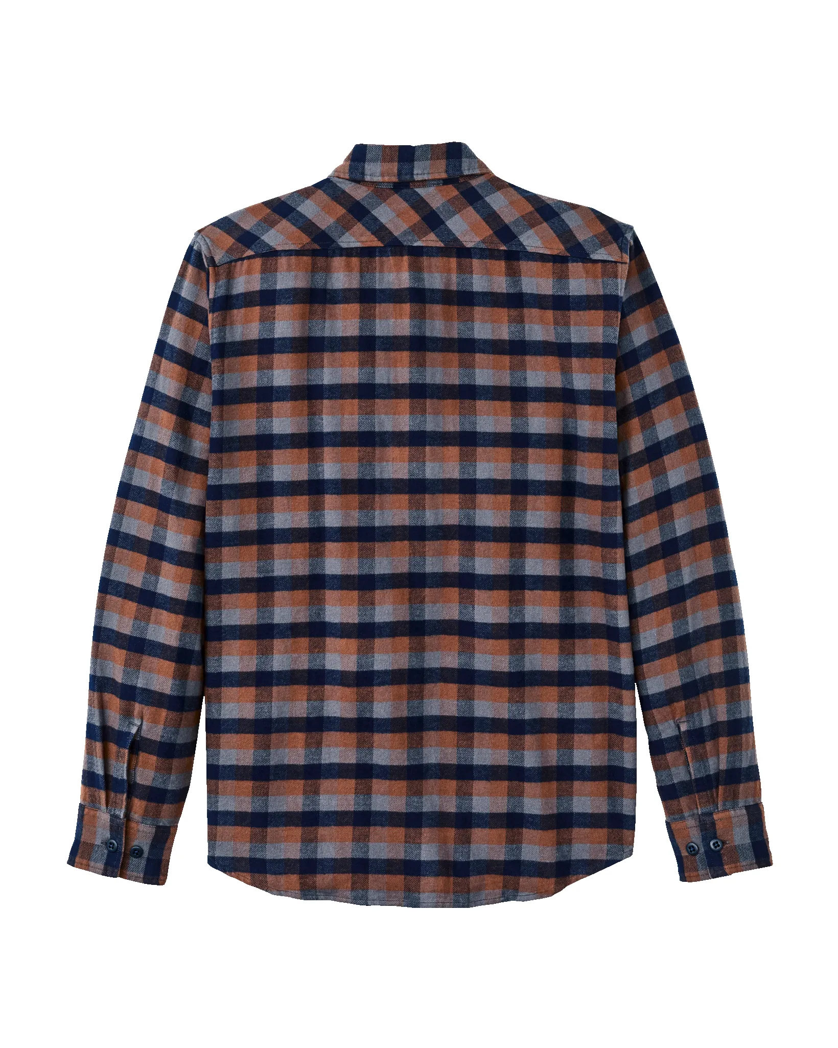 The Rangeland Flannel Shirt - Navy / Orange / Multi Check sold by Filson product image thumbnail 2