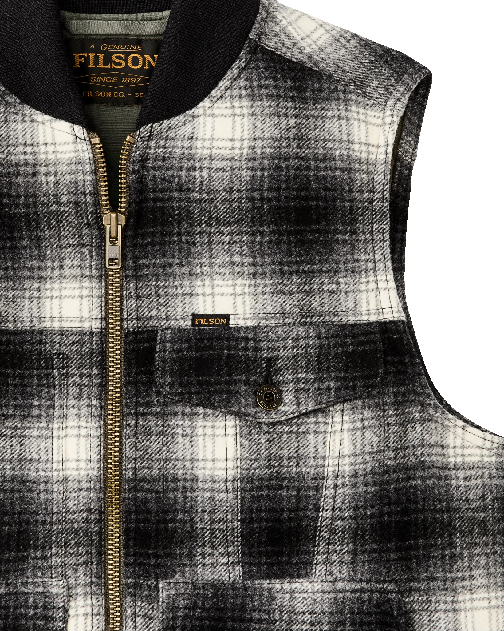 Spokane Insulated Work Vest - Charcoal Ombre sold by Filson product image thumbnail 4