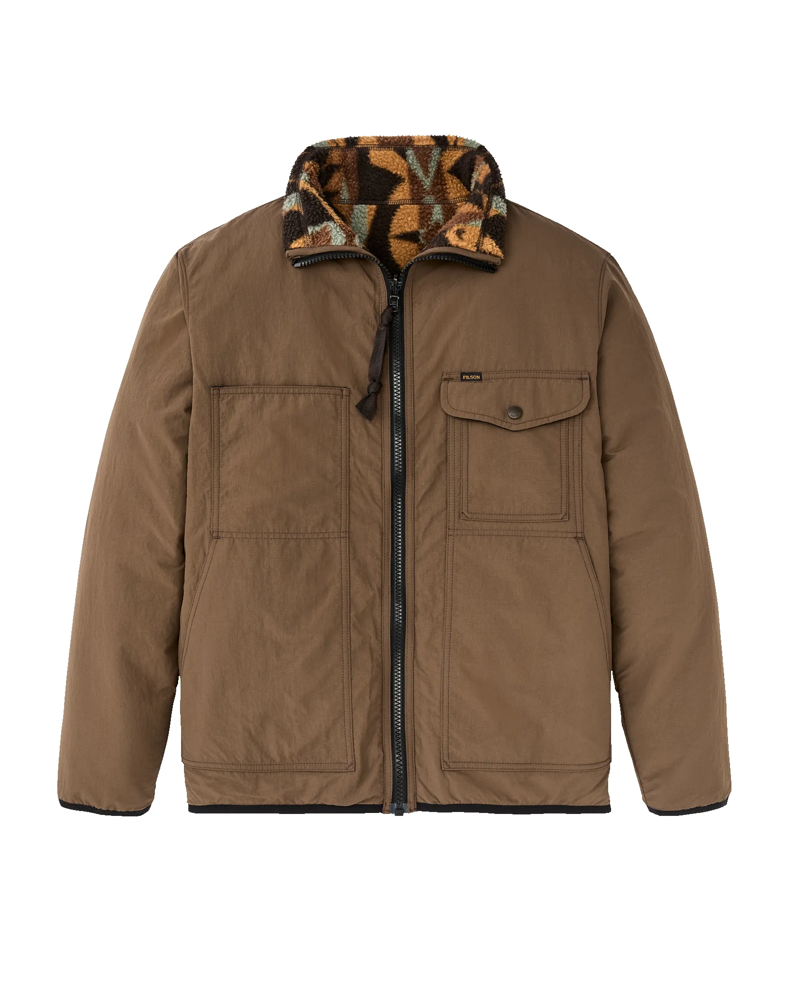 Reversible Pile Fleece Jacket - Brown / Night Camp sold by Filson product image thumbnail 2