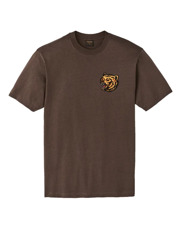 Any Weather Graphic T-shirt - Dark Brown / Any Weather sold by Filson