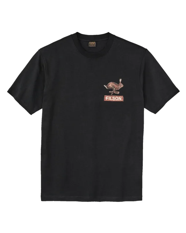Hare Chase Graphic T-shirt - Black / Hare Chase sold by Filson