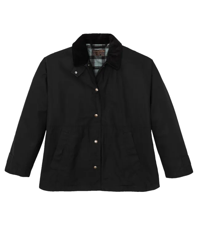 Women's Harbor Front Waxed Jacket - Black sold by Filson