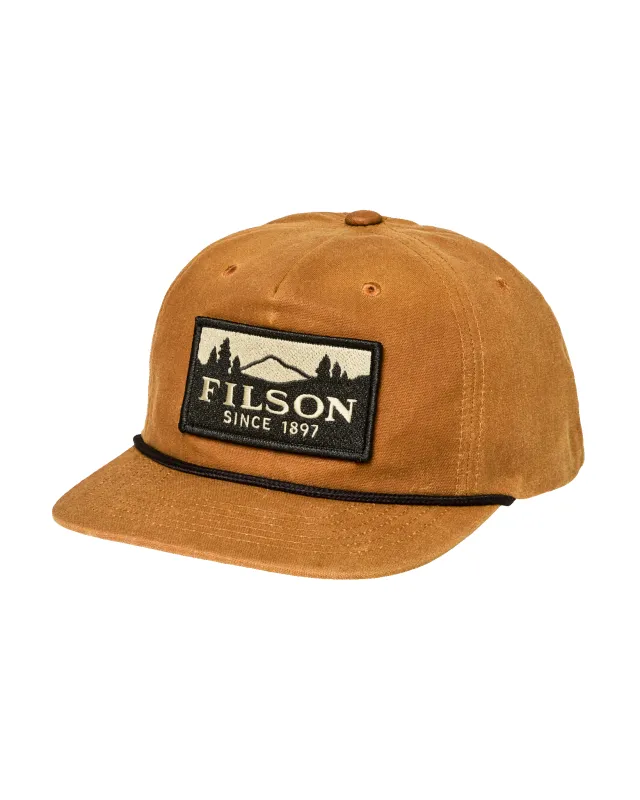 Waxed Trucker Cap - Gold Brown / Scenic made by Filson
