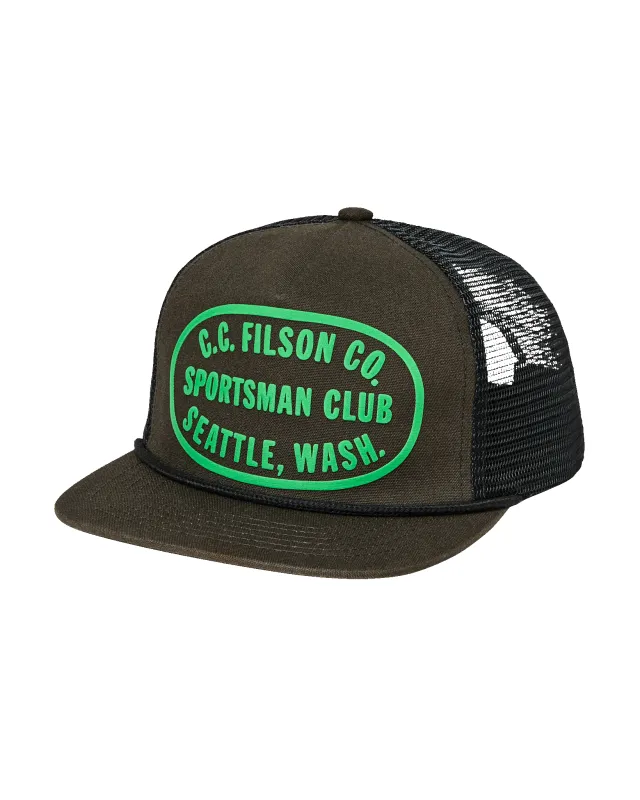 Trucker Mesh Cap - Dark Forest / Sportsman made by Filson