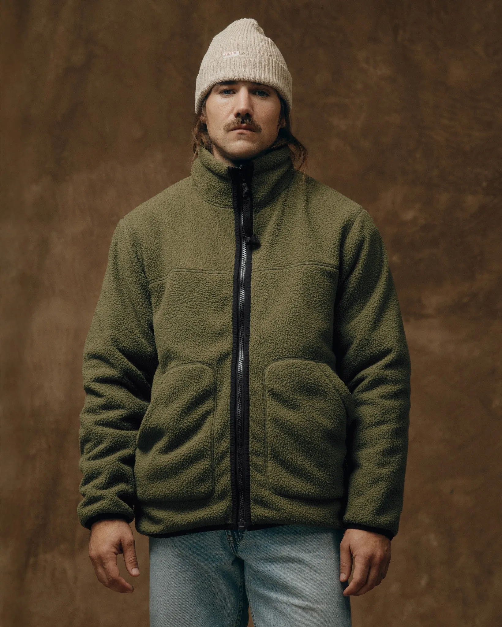 Reversible Pile Fleece Jacket - Dark Olive Drab sold by Filson product image thumbnail 3