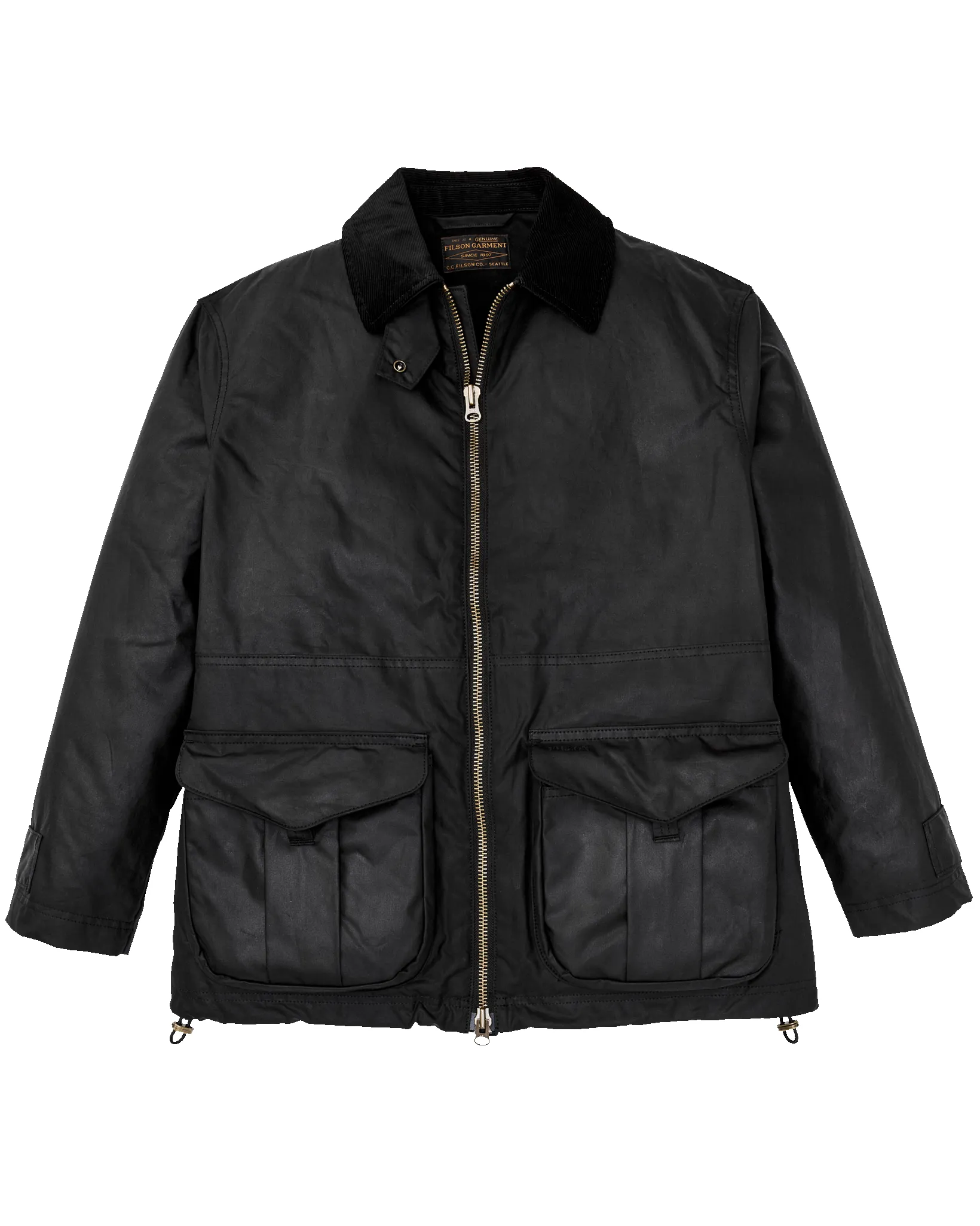 Women's Cover Cloth Raincoat - Black sold by Filson