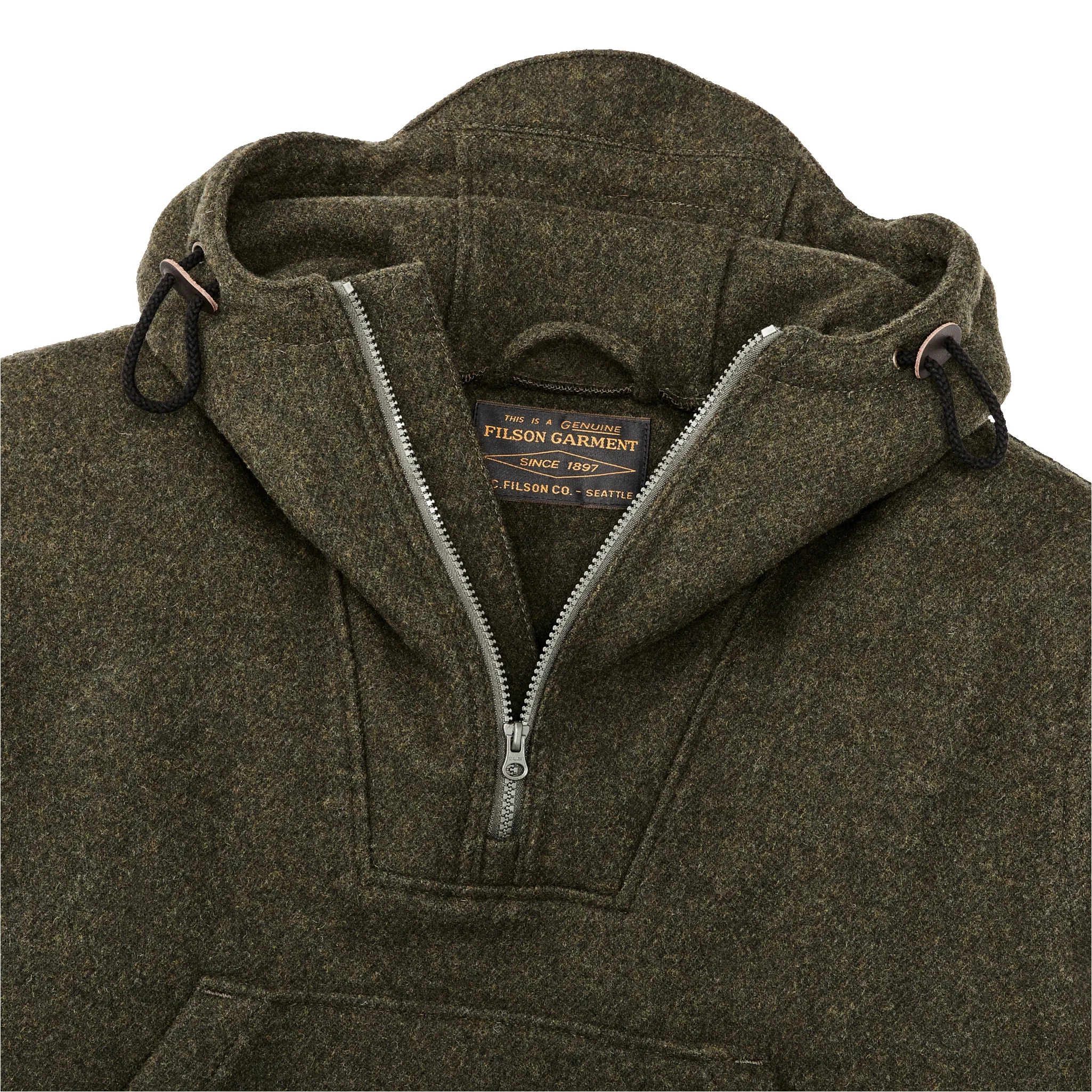 Mackinaw Wool Anorak - Forest Green sold by Filson product image thumbnail 4