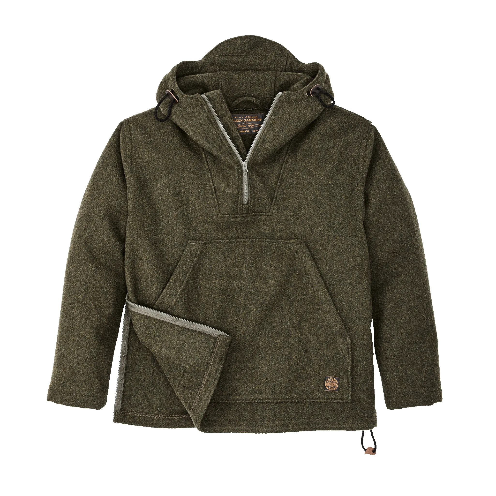 Mackinaw Wool Anorak - Forest Green sold by Filson product image thumbnail 3