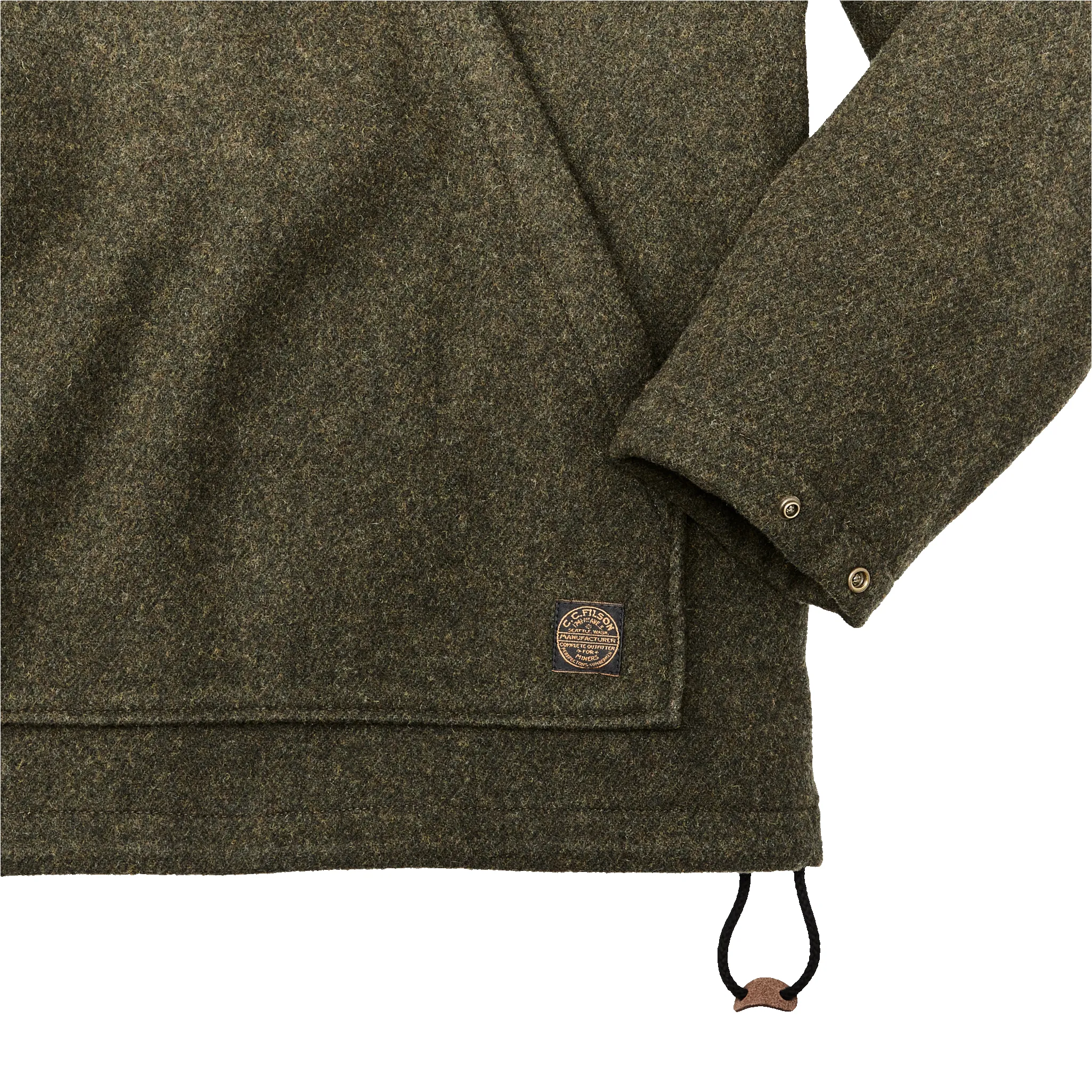 Mackinaw Wool Anorak - Forest Green sold by Filson product image thumbnail 5