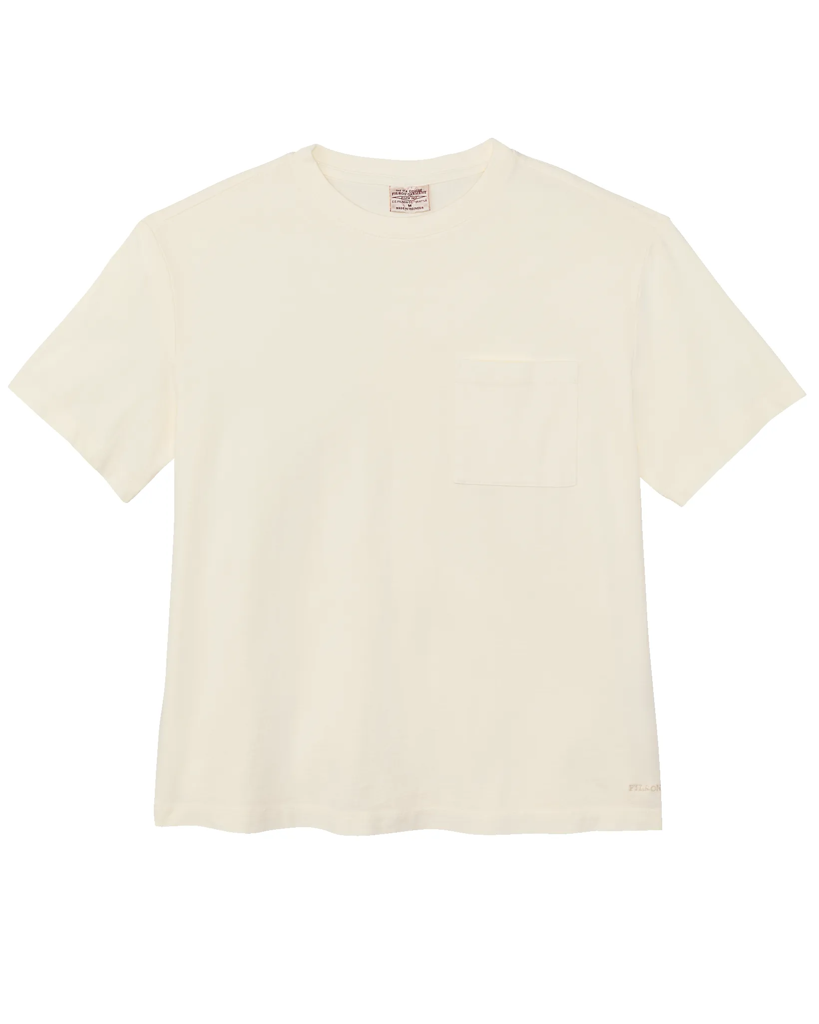 Women's Short Sleeve Pocket Tee - White sold by Filson