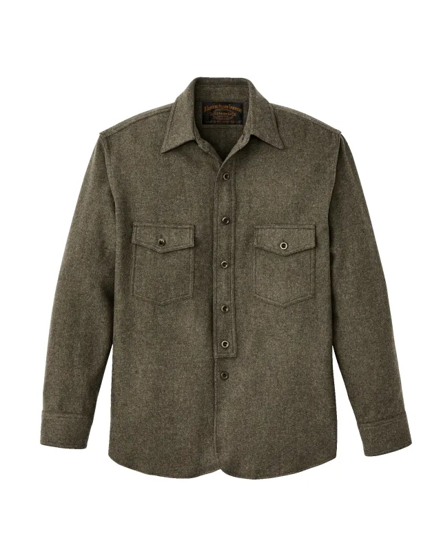 1922 Archive Wool Shirt - Dark Olive sold by Filson