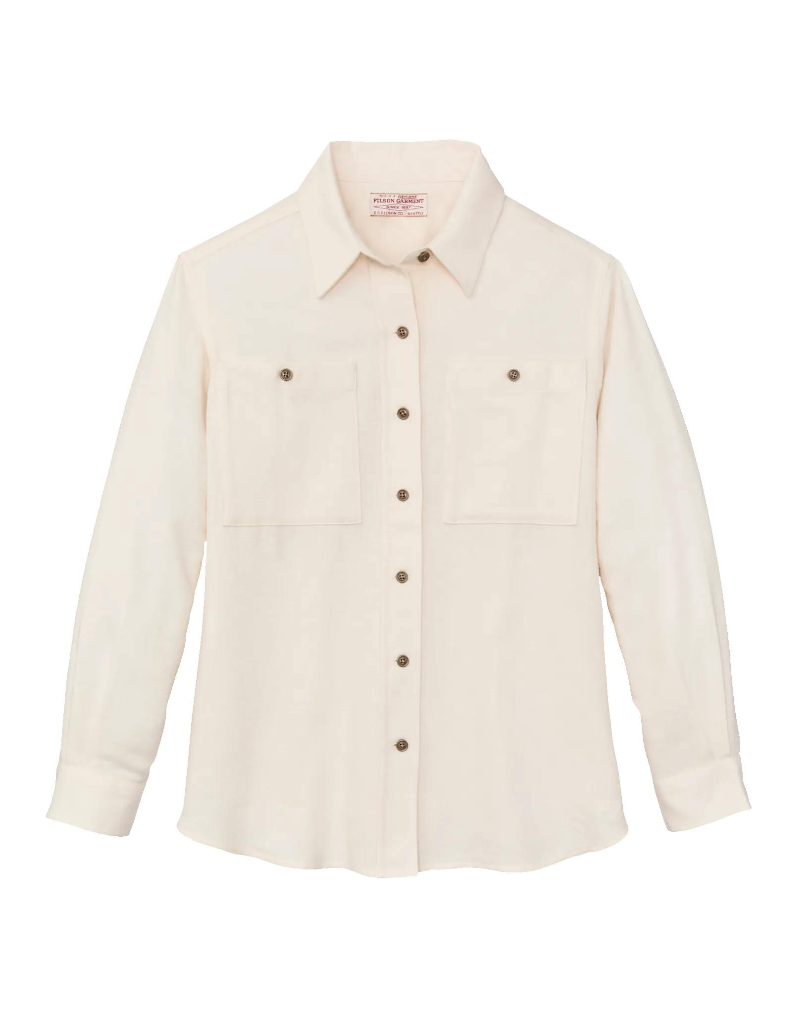 The Women's Rangeland Flannel Shirt - Natural Heather sold by Filson