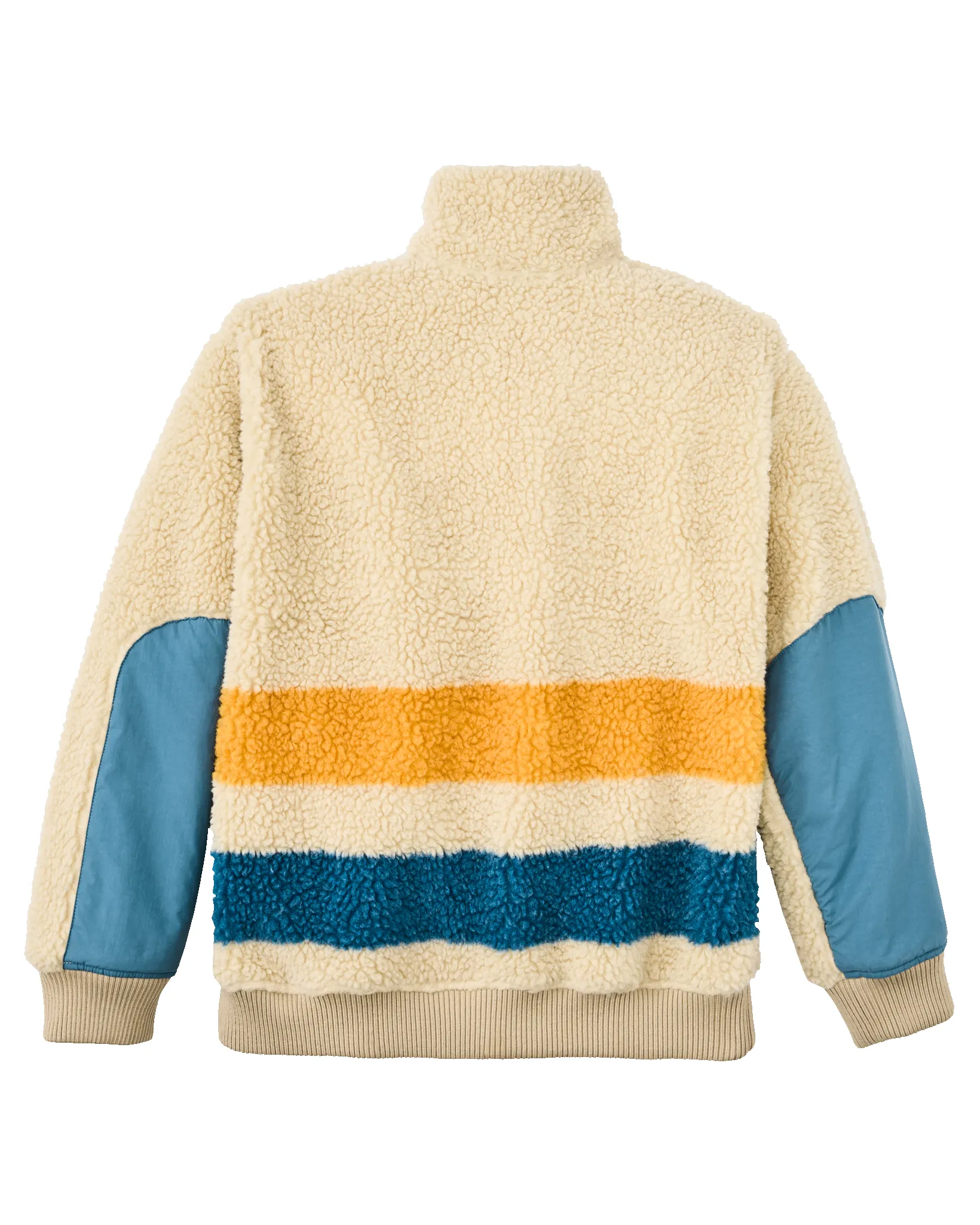 Women's Pile Fleece Popover - Yellow / Blue Blanket Stripe sold by Filson product image thumbnail 2