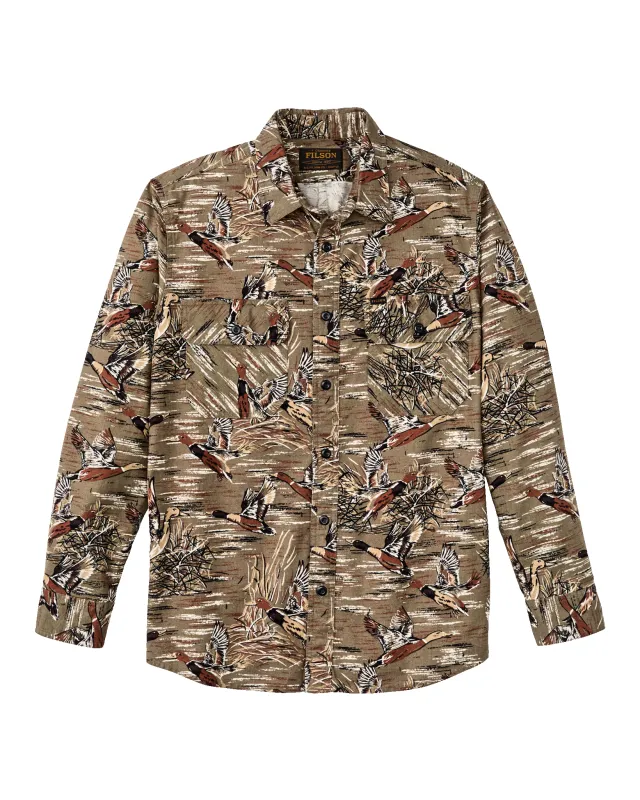 Field Flannel Shirt - Brown / Marsh Mallards sold by Filson