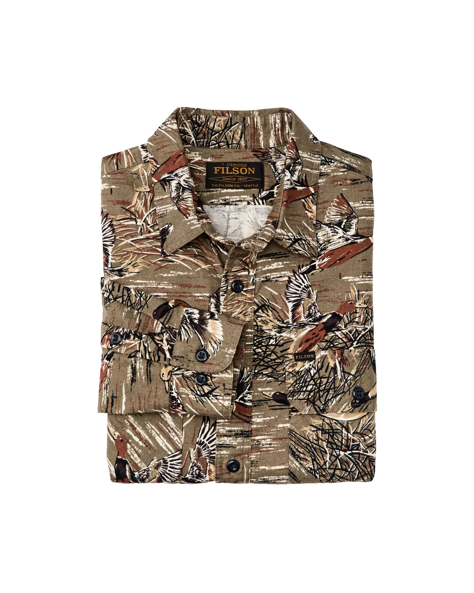 Field Flannel Shirt - Brown / Marsh Mallards sold by Filson product image thumbnail 3