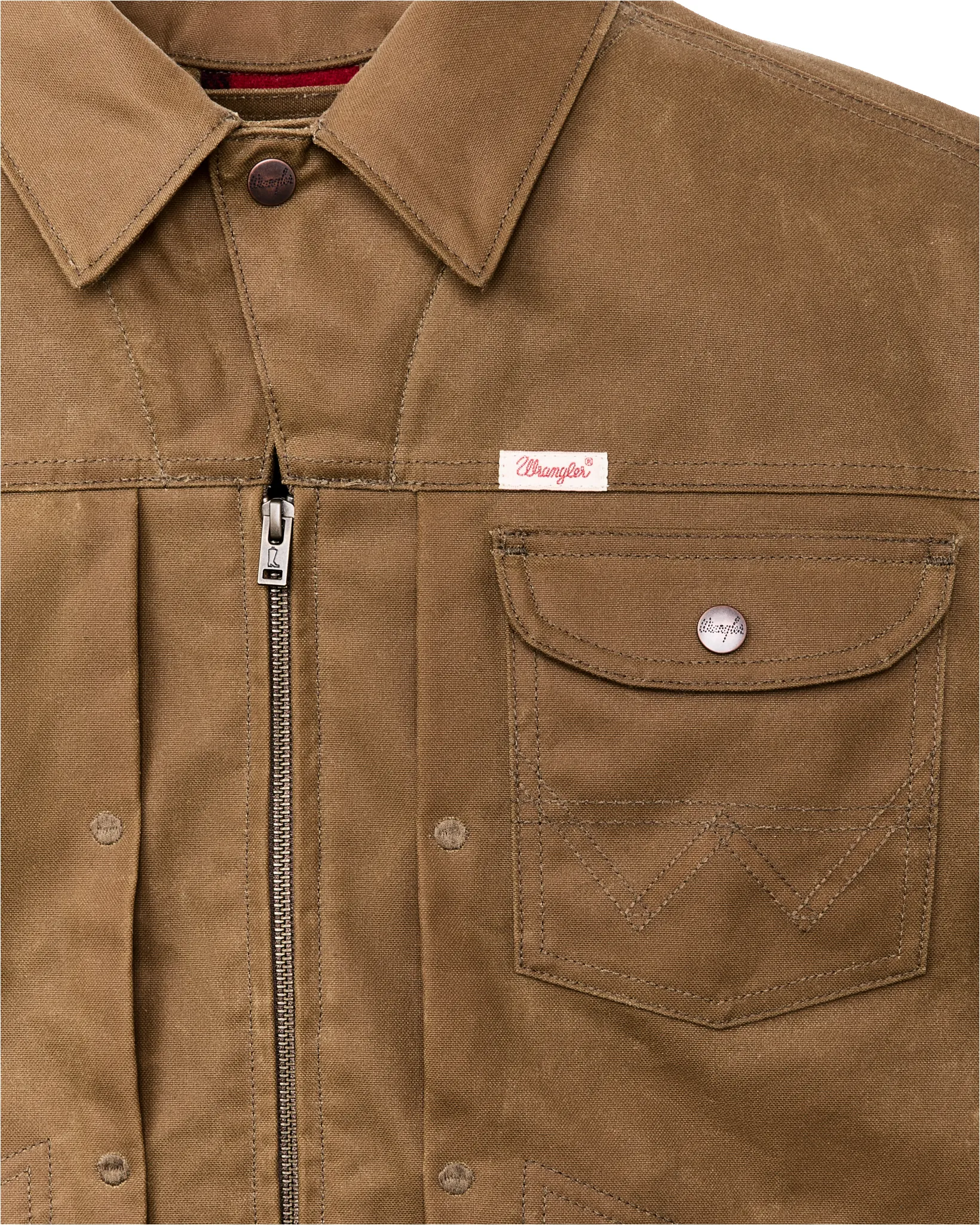 Wrangler X Filson Adventure Jacket - Dark Tan sold by Filson product image thumbnail 4