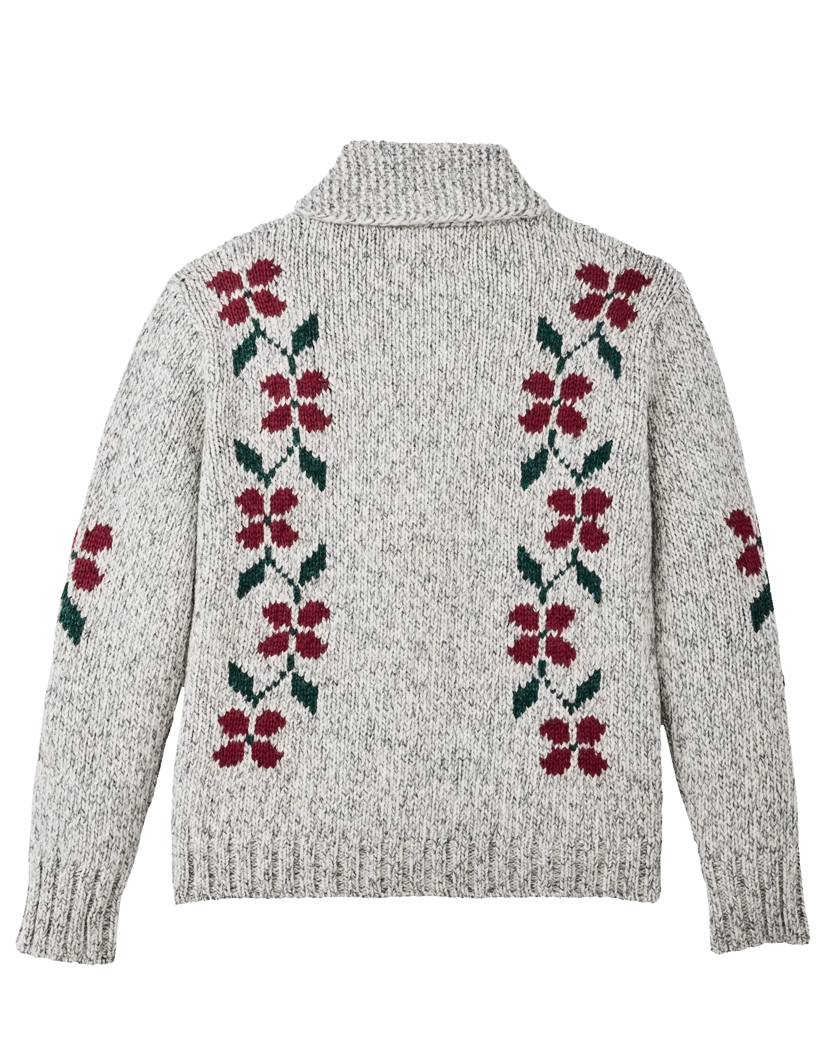 Women's Zippered Wool Sweater - Gray / Flower sold by Filson product image thumbnail 2