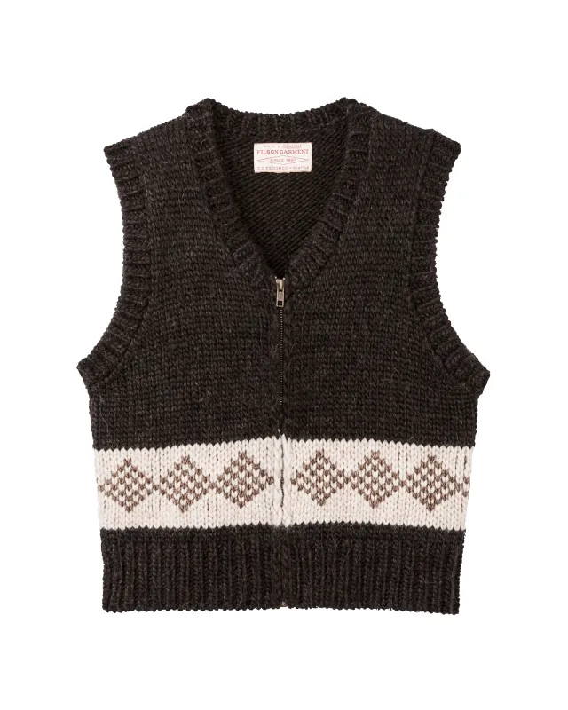 Women's Wool Vest - Dark Brown sold by Filson