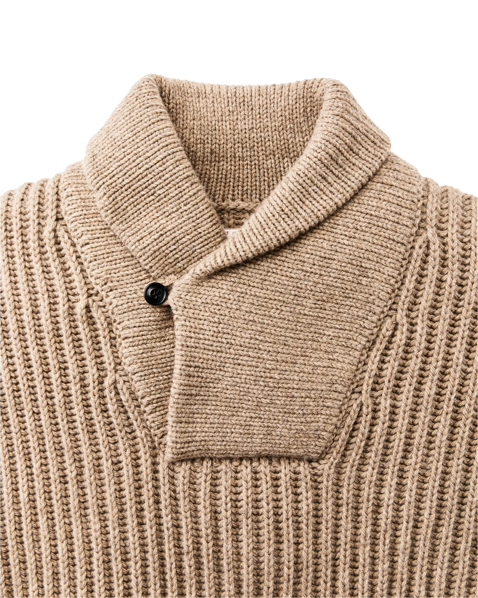 Bristol Shawl Neck Sweater - Oatmeal Heather / Flame Stripe sold by Filson product image thumbnail 3