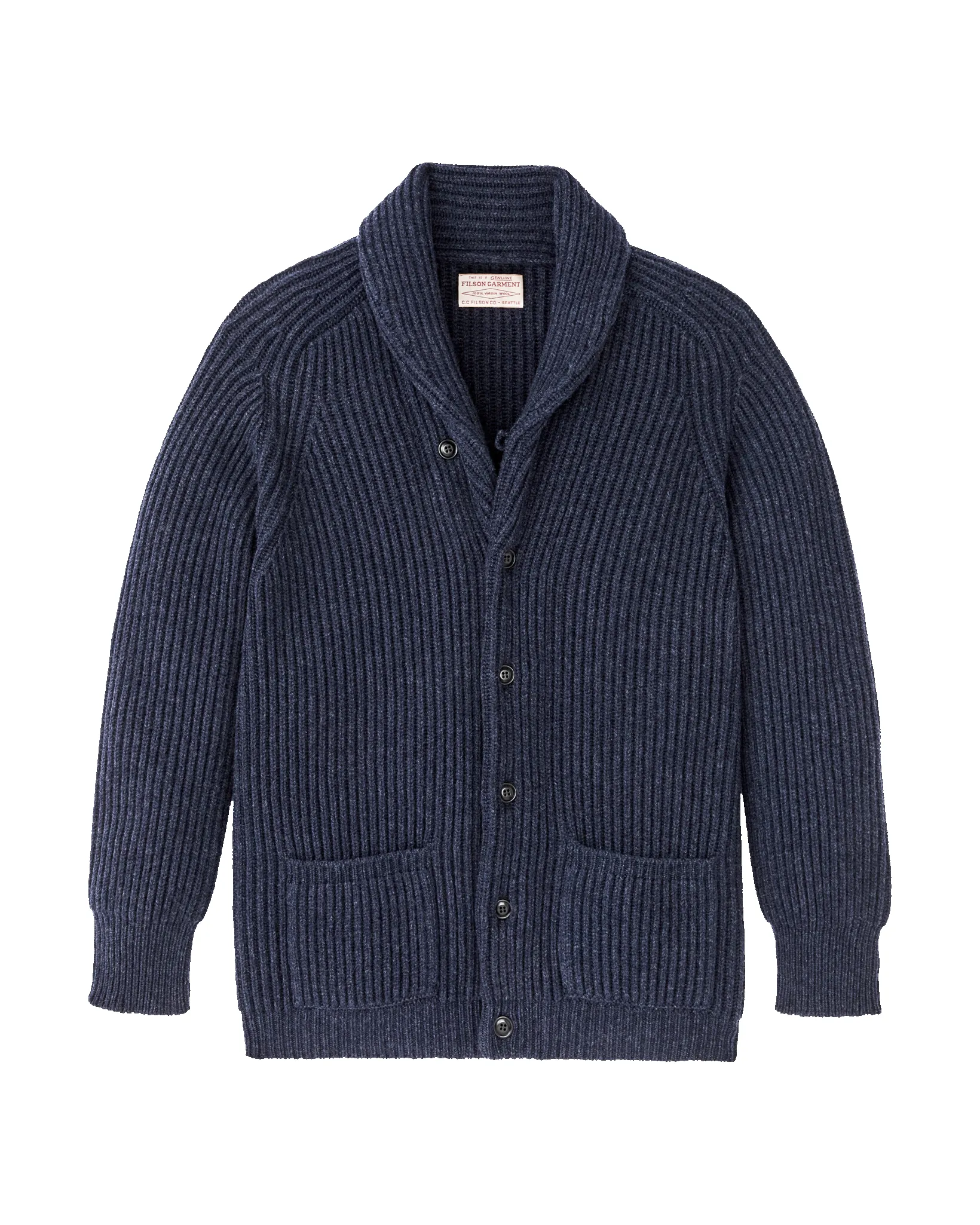 Bristol Cardigan Sweater - Navy sold by Filson product image thumbnail 5