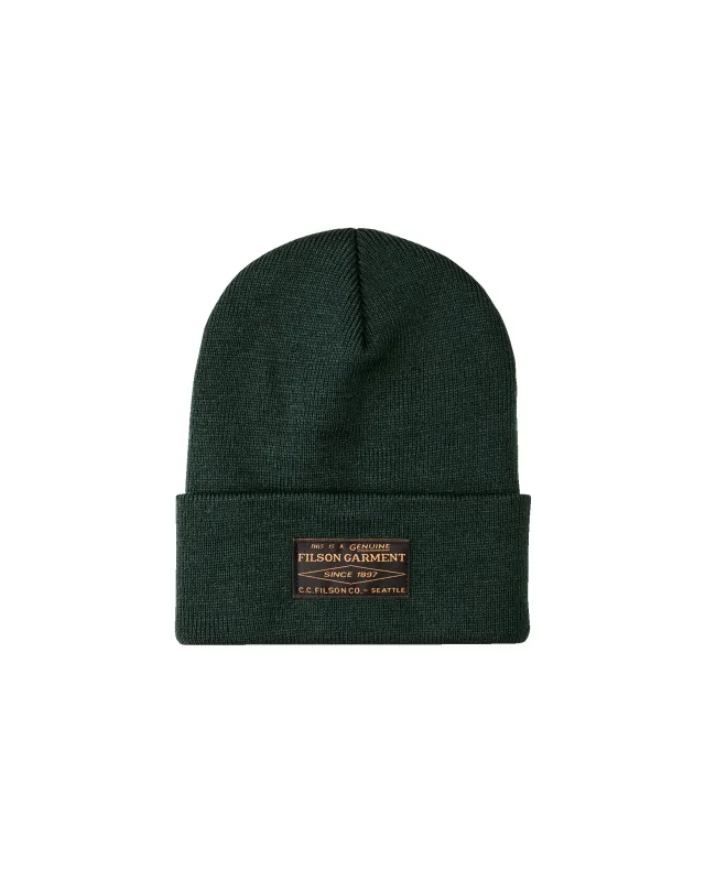 Ballard Watch Cap - Hunter Green sold by Filson