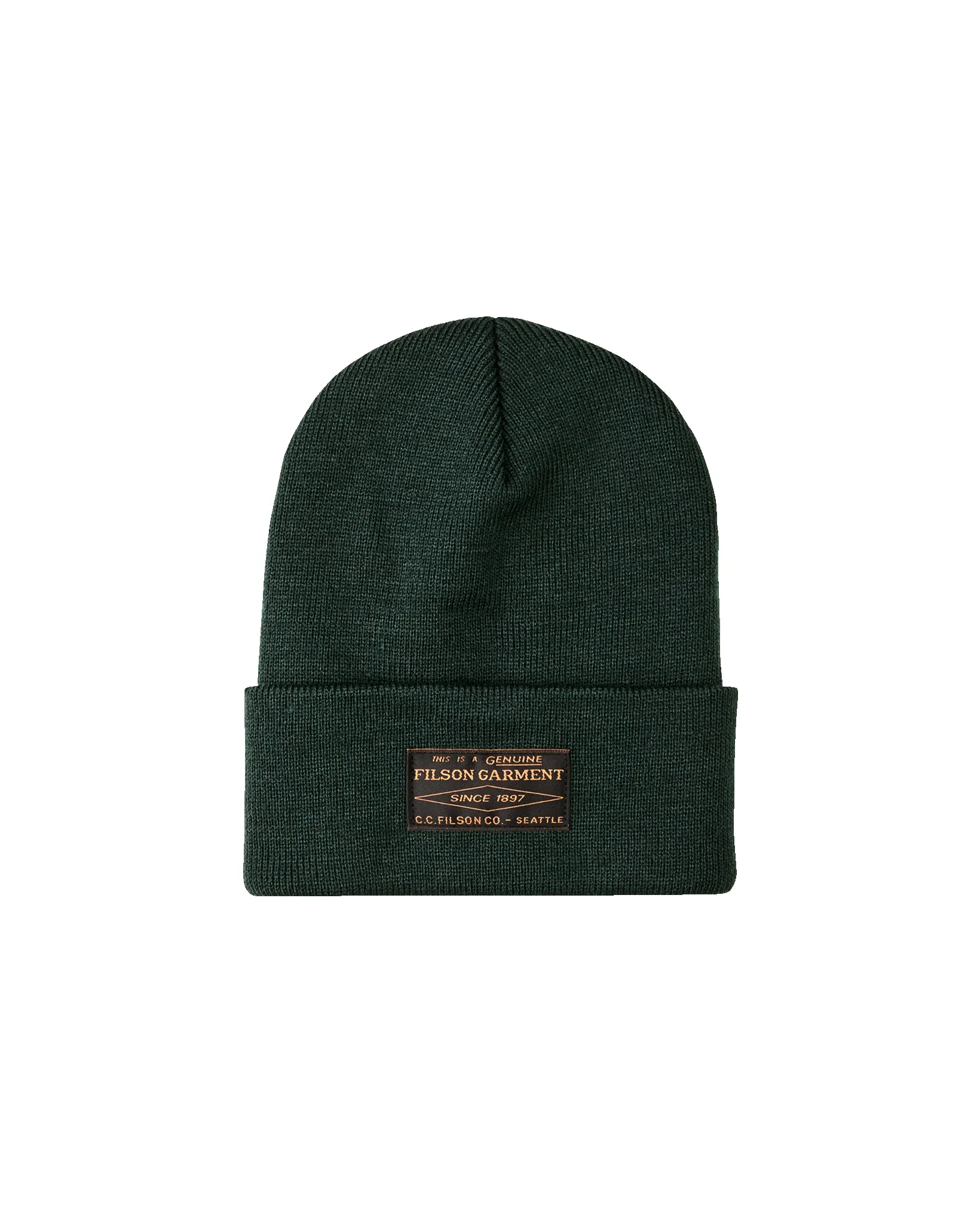 Ballard Watch Cap - Hunter Green sold by Filson