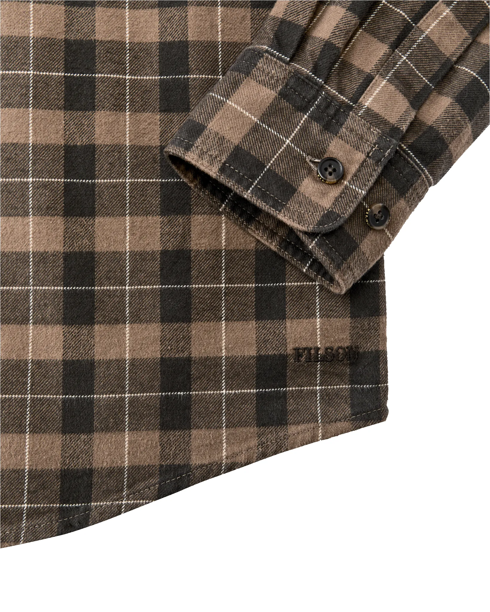 Alaskan Guide Shirt - Light Brown / Peat / Multi Plaid sold by Filson product image thumbnail 4