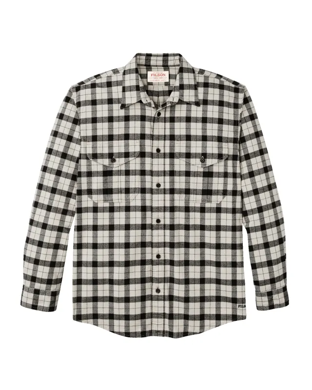 Alaskan Guide Shirt - Cream / Peat / Multi Plaid sold by Filson