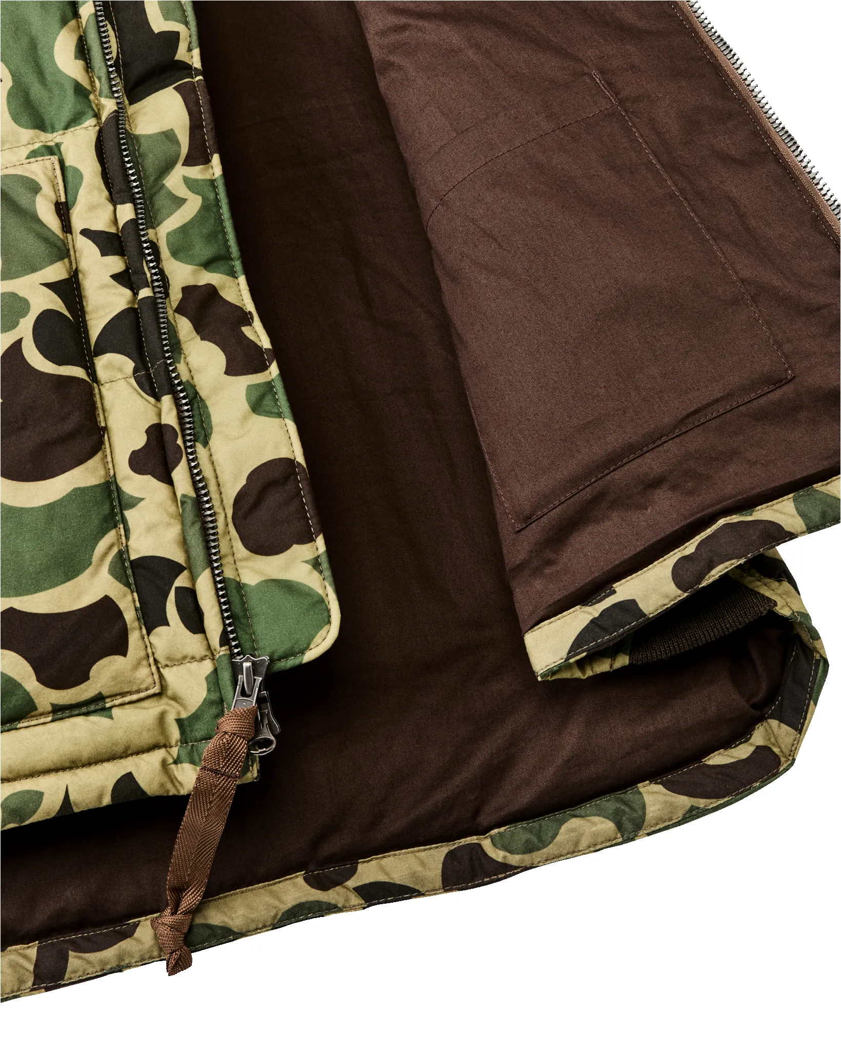 Waxed Down Vest - Tundra Shrub Camo sold by Filson product image thumbnail 5