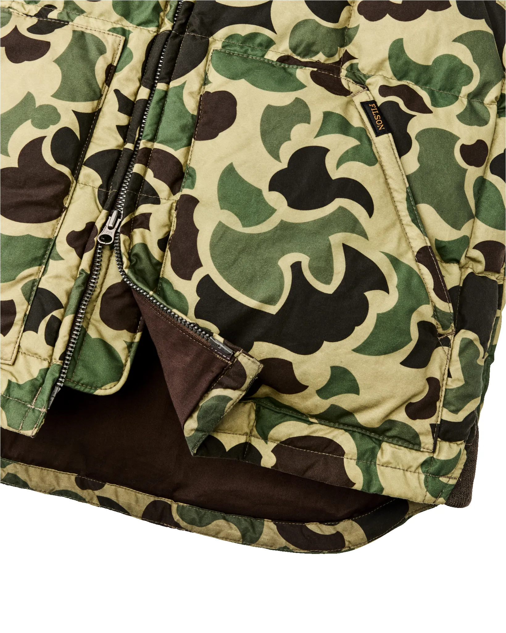 Waxed Down Vest - Tundra Shrub Camo sold by Filson product image thumbnail 4