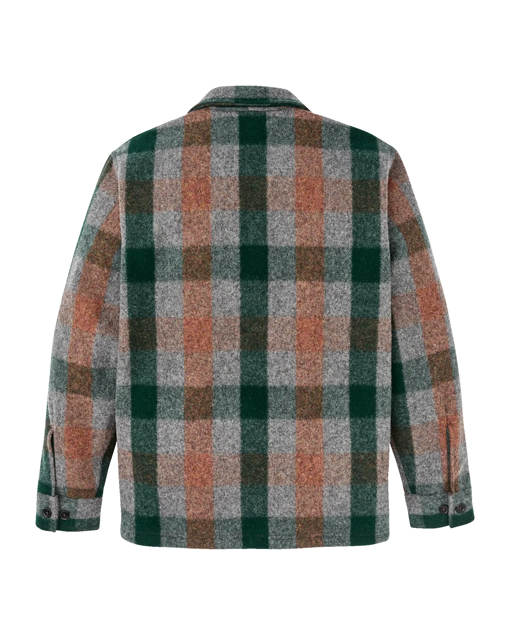 Mackinaw Wool Jac-shirt - Green / Orange / Gray Plaid sold by Filson product image thumbnail 2