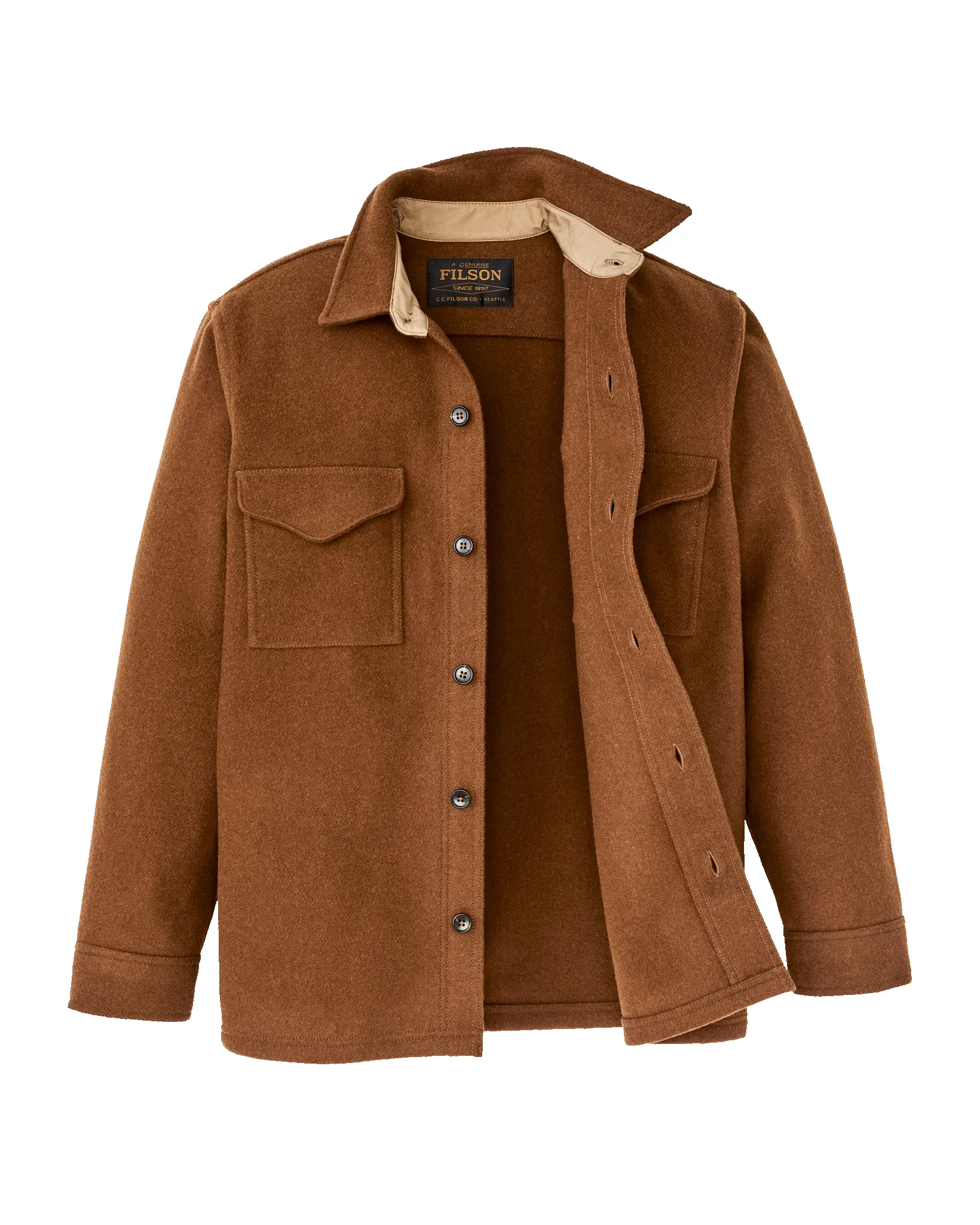 Mackinaw Wool Jac-shirt - Chessie Tan sold by Filson product image thumbnail 3