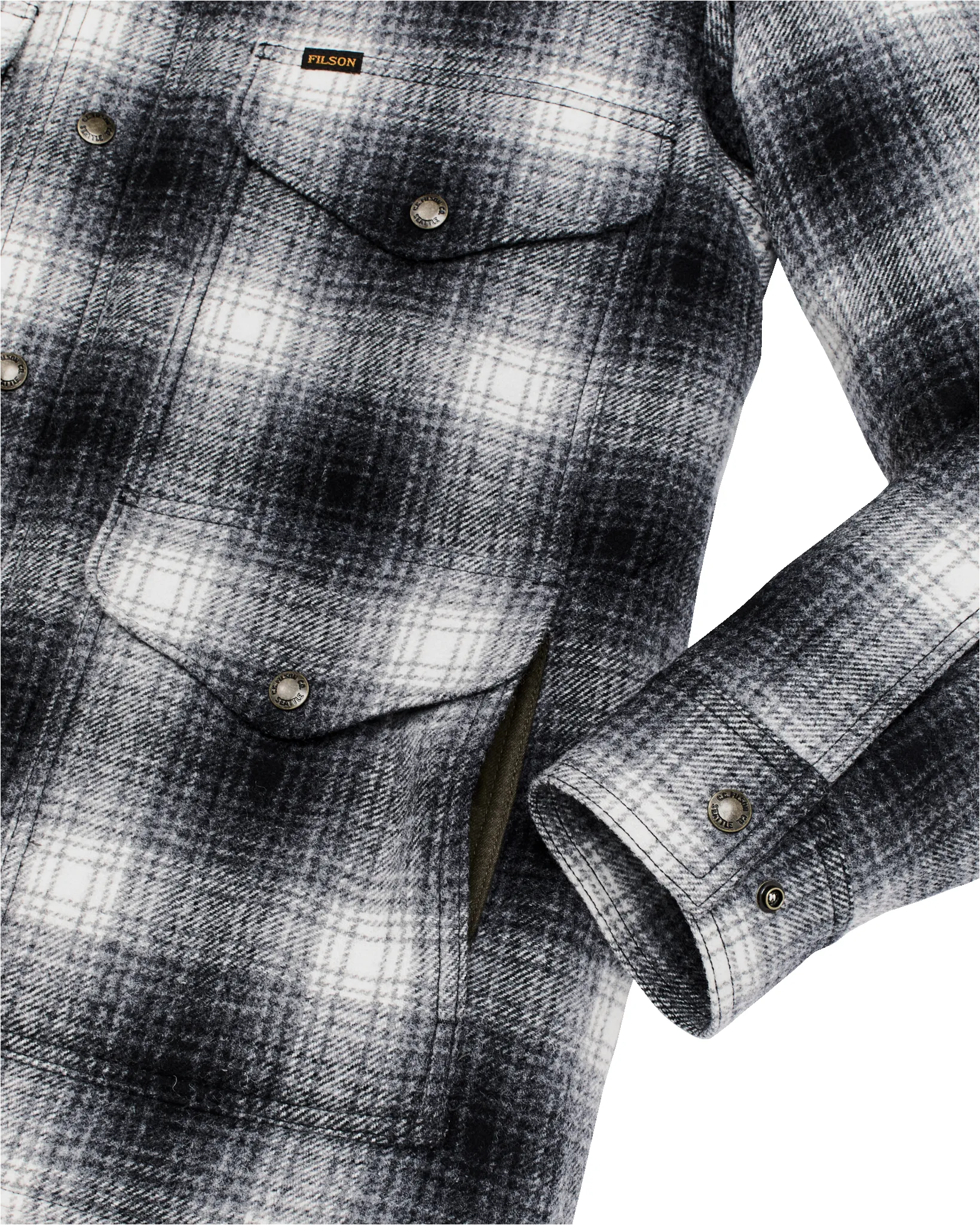 Spokane Insulated Cruiser Jacket - Charcoal Ombre sold by Filson product image thumbnail 5