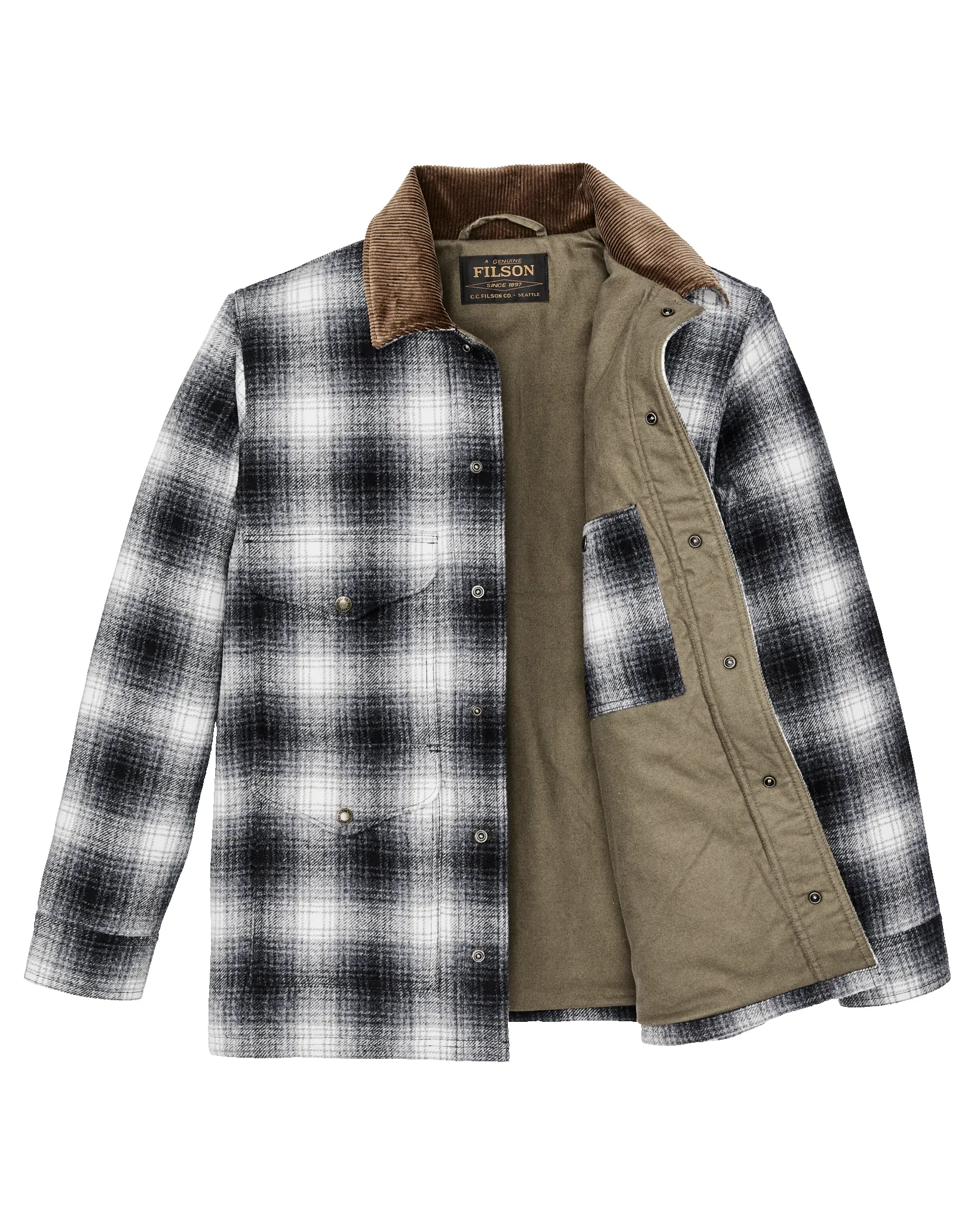 Spokane Insulated Cruiser Jacket - Charcoal Ombre sold by Filson product image thumbnail 4