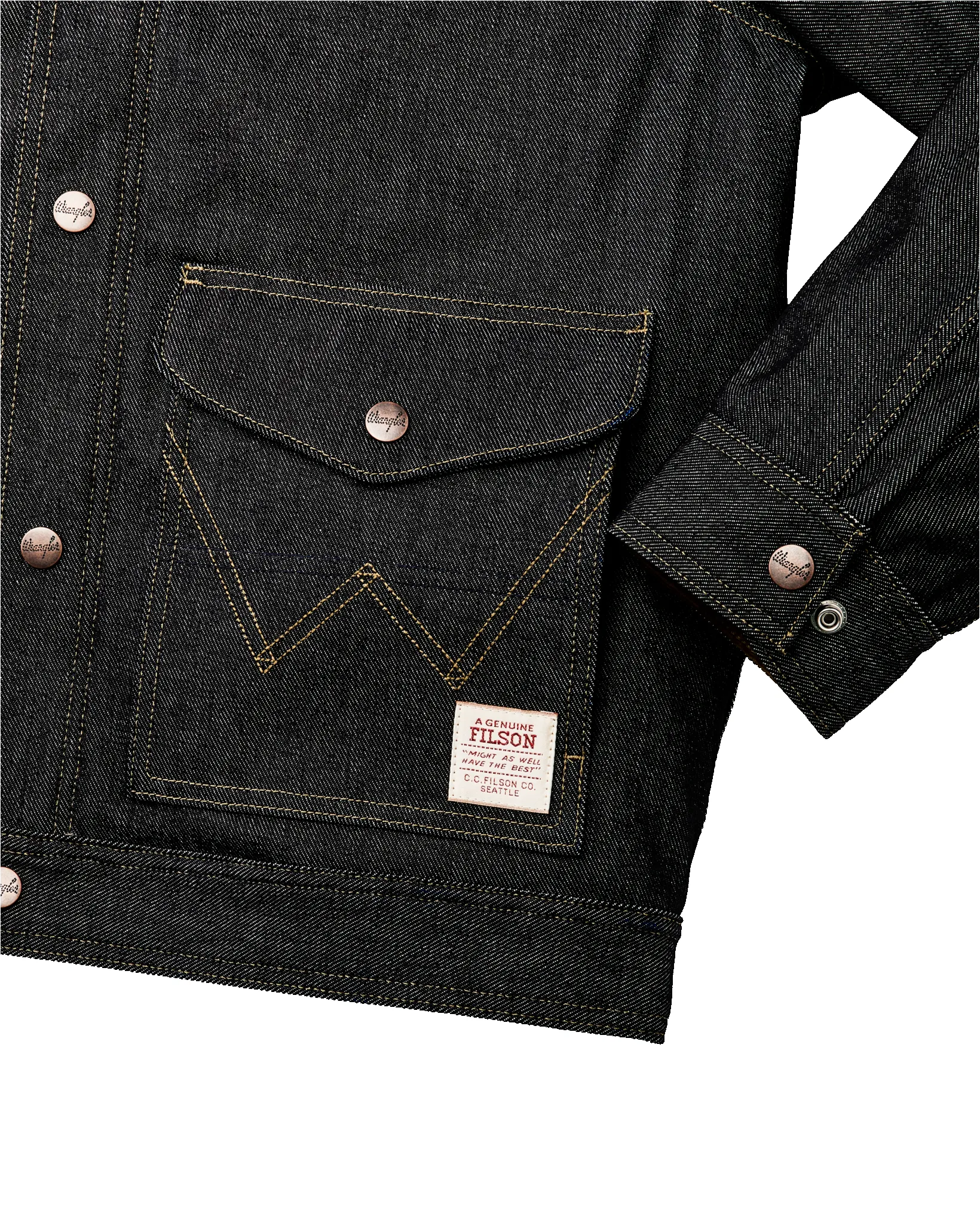 Wrangler X Filson Denim Work Jacket - Indigo sold by Filson product image thumbnail 5