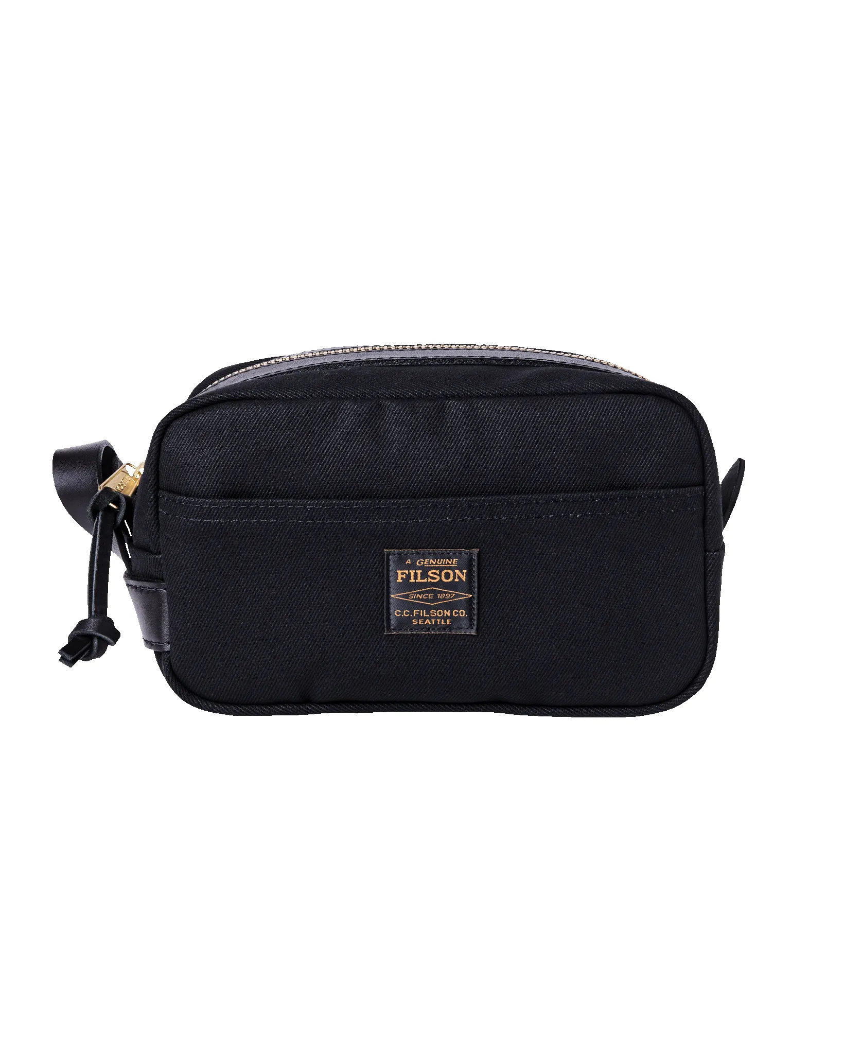 Rugged Twill Travel Kit - Black sold by Filson