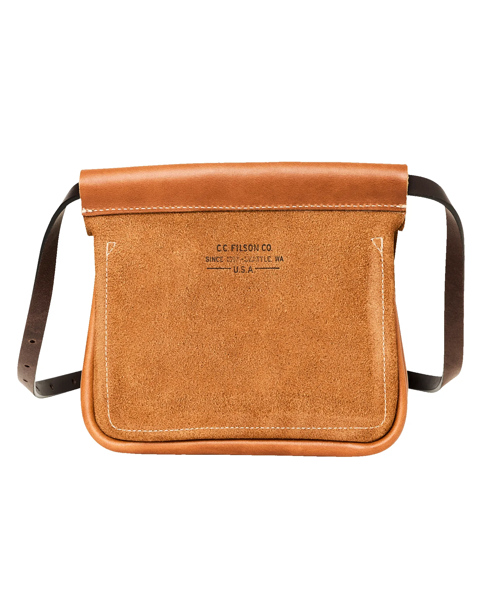 Suede Leather Convertible Field Bag - Saddle Brown sold by Filson product image thumbnail 2