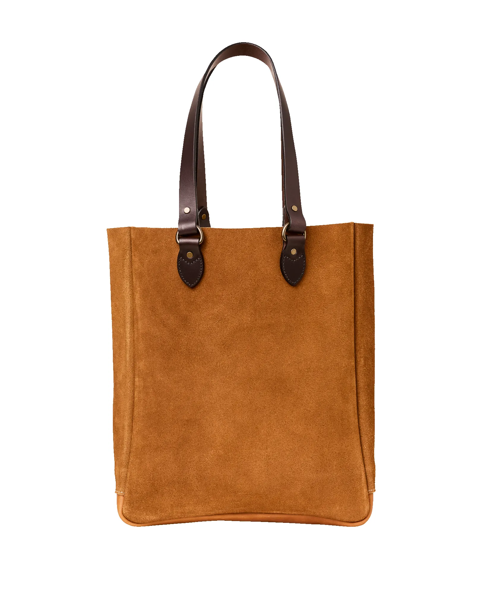 Suede Leather Open Tote Bag - Saddle Brown sold by Filson product image thumbnail 2