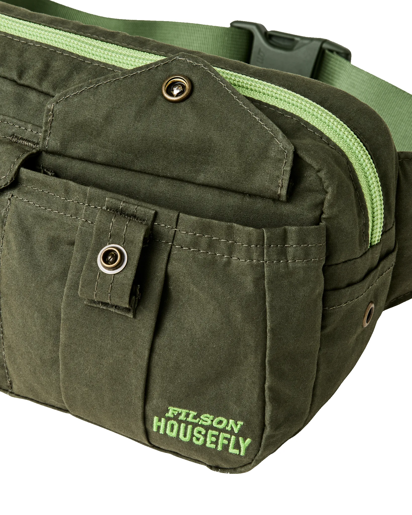 Filson X Housefly Ranger Waistpack - Otter Green sold by Filson product image thumbnail 3