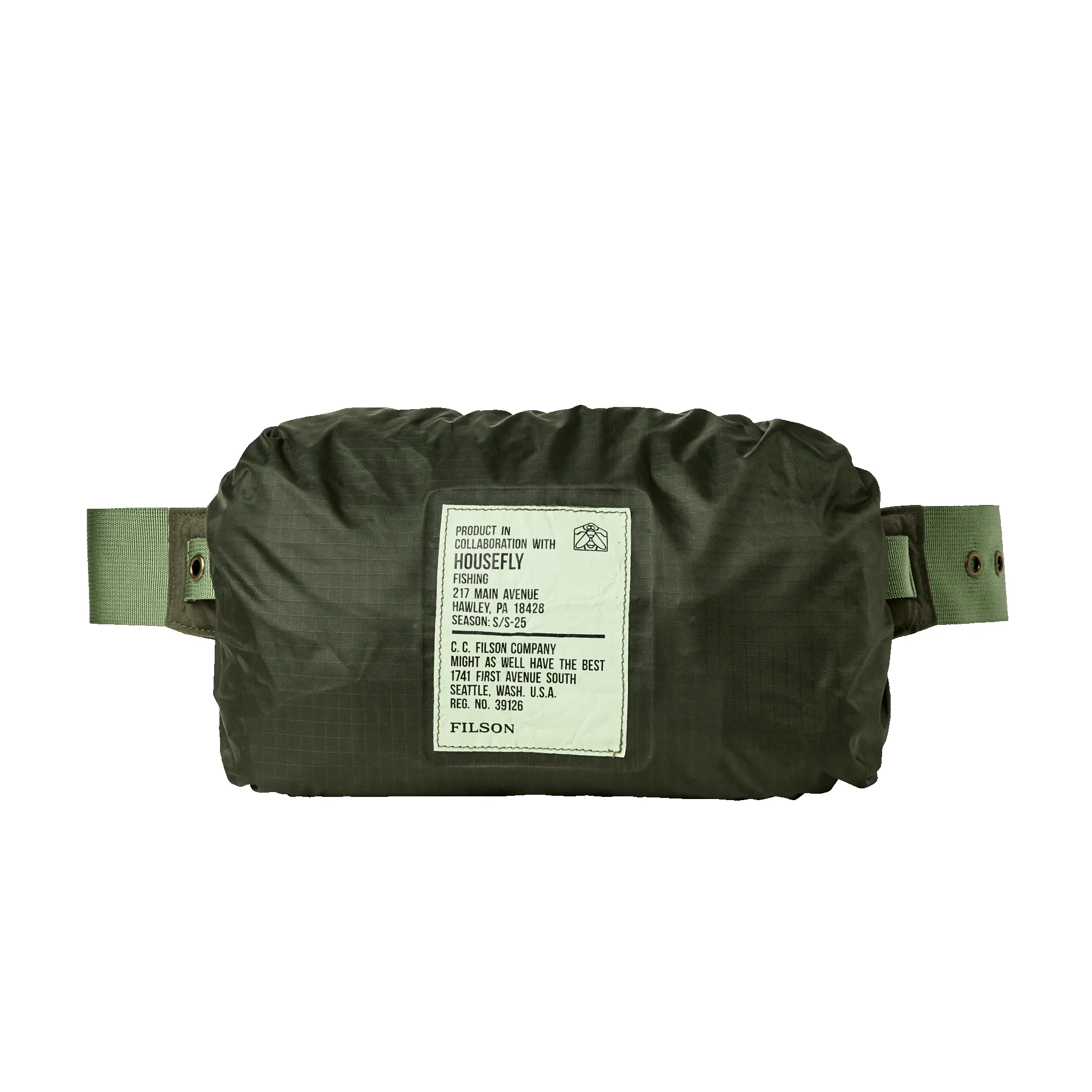 Filson X Housefly Ranger Waistpack - Otter Green sold by Filson product image thumbnail 4