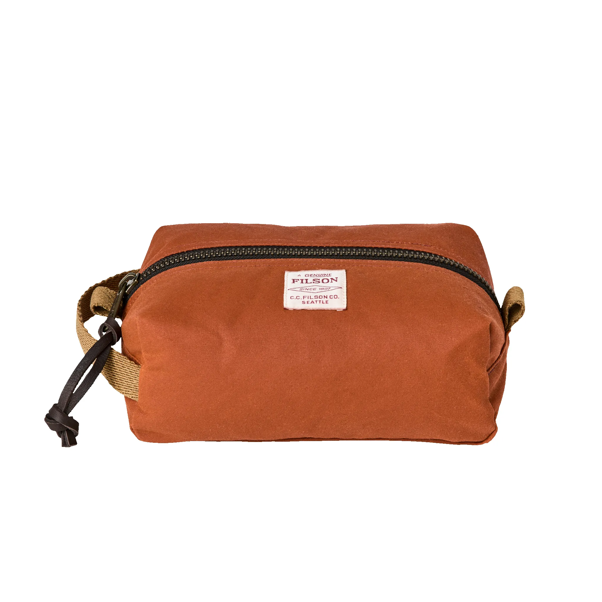 Tin Cloth Travel Kit - Rust sold by Filson
