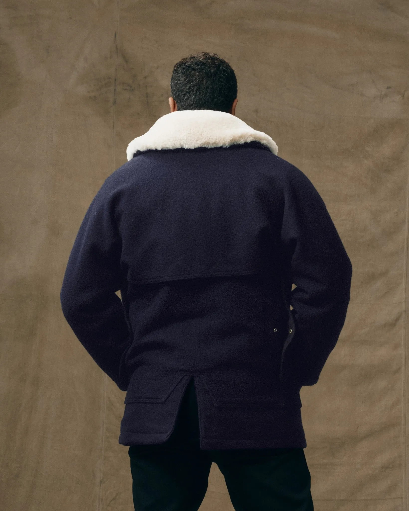 Lined Mackinaw Wool Packer Coat - Dark Navy sold by Filson product image thumbnail 2
