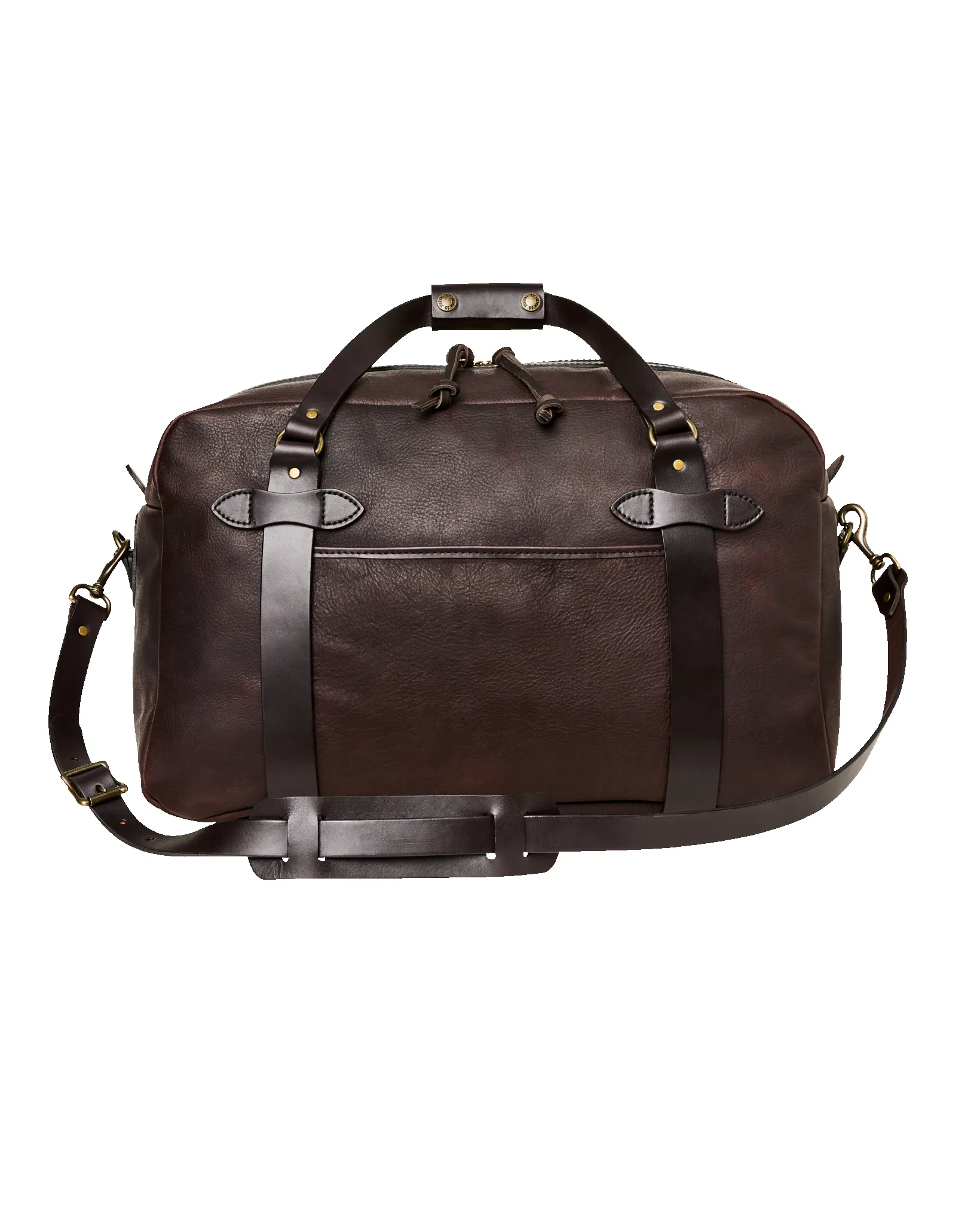 Heritage Leather Medium Duffle Bag - Ballard Brown sold by Filson