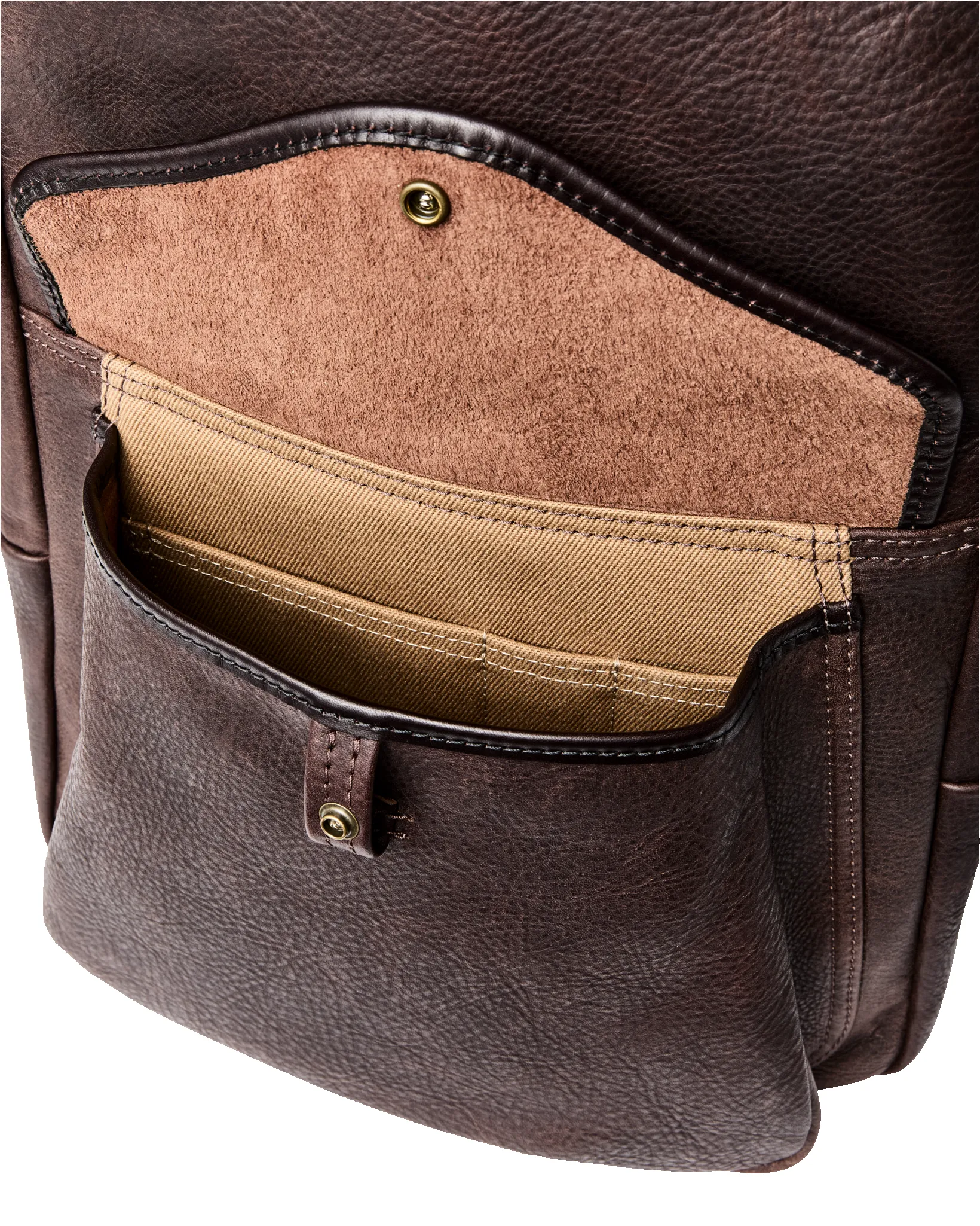 Heritage Leather Journeyman Backpack - Ballard Brown sold by Filson product image thumbnail 4