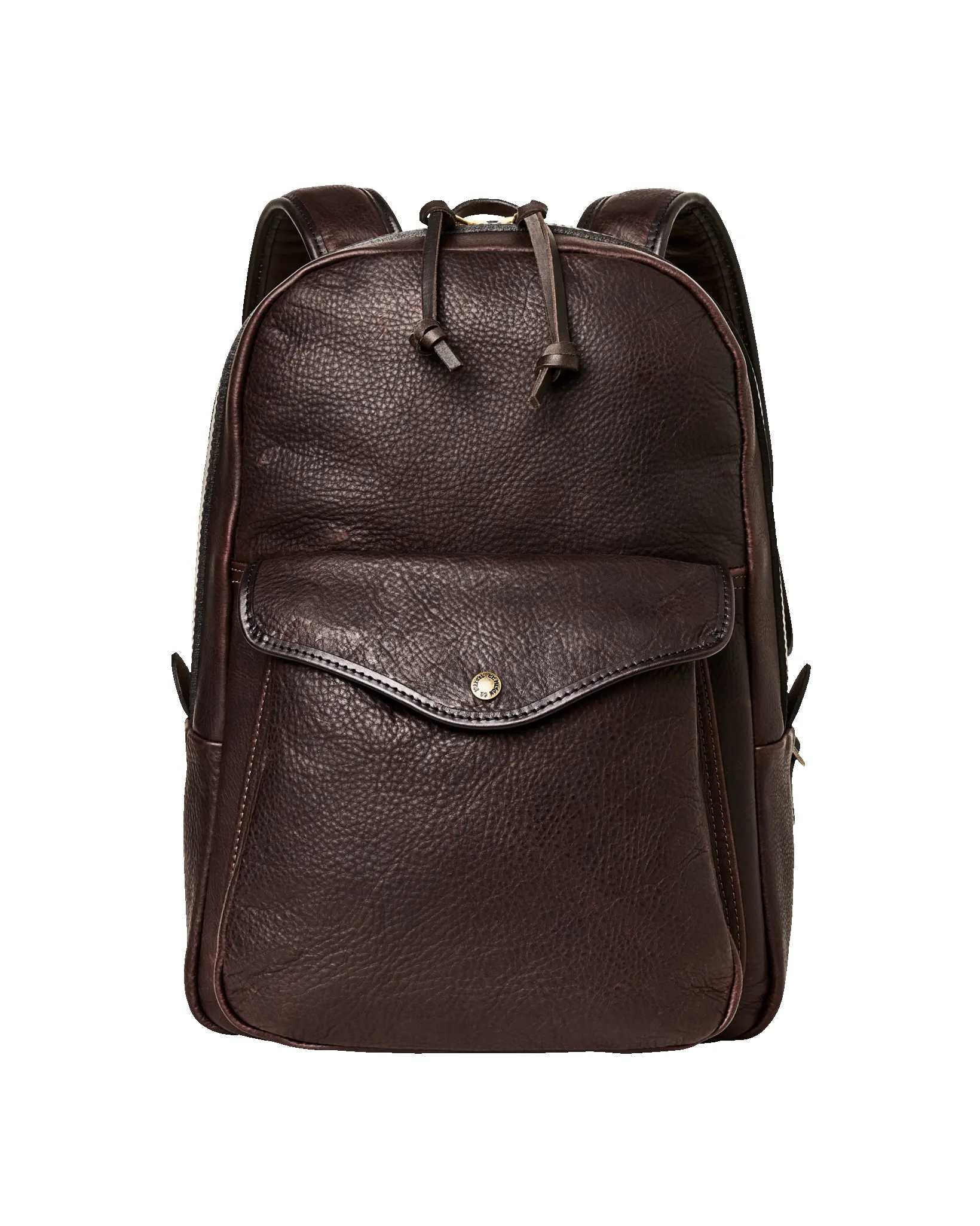 Heritage Leather Journeyman Backpack - Ballard Brown sold by Filson