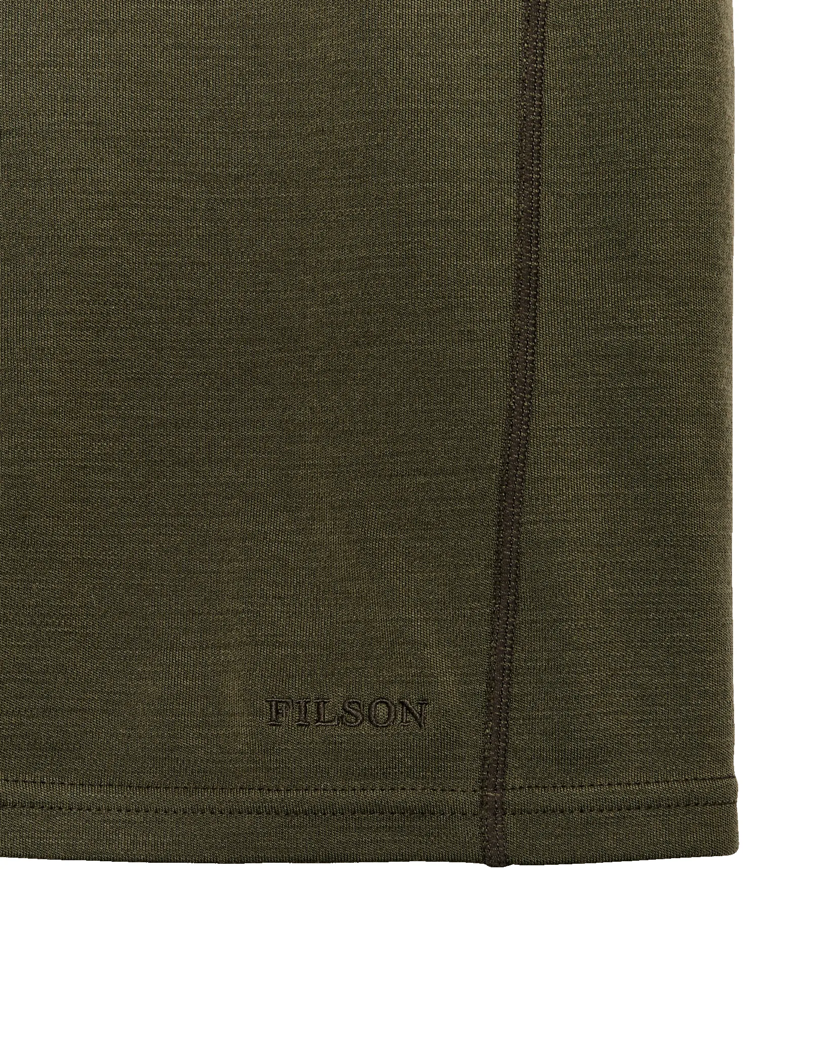 400g Merino Wool Long Sleeve Half-zip - Dark Olive sold by Filson product image thumbnail 5