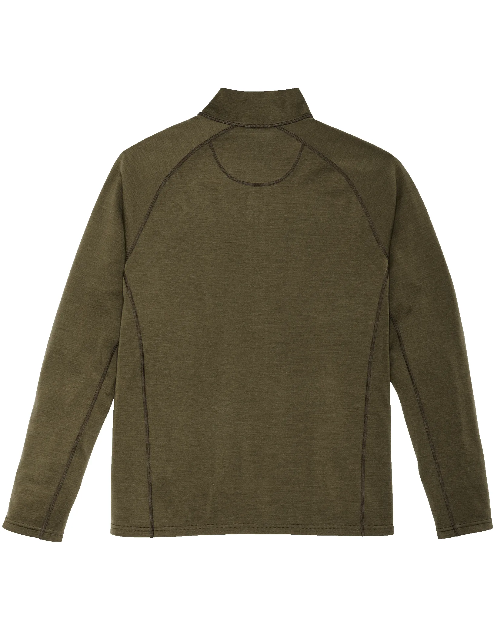 400g Merino Wool Long Sleeve Half-zip - Dark Olive sold by Filson product image thumbnail 4