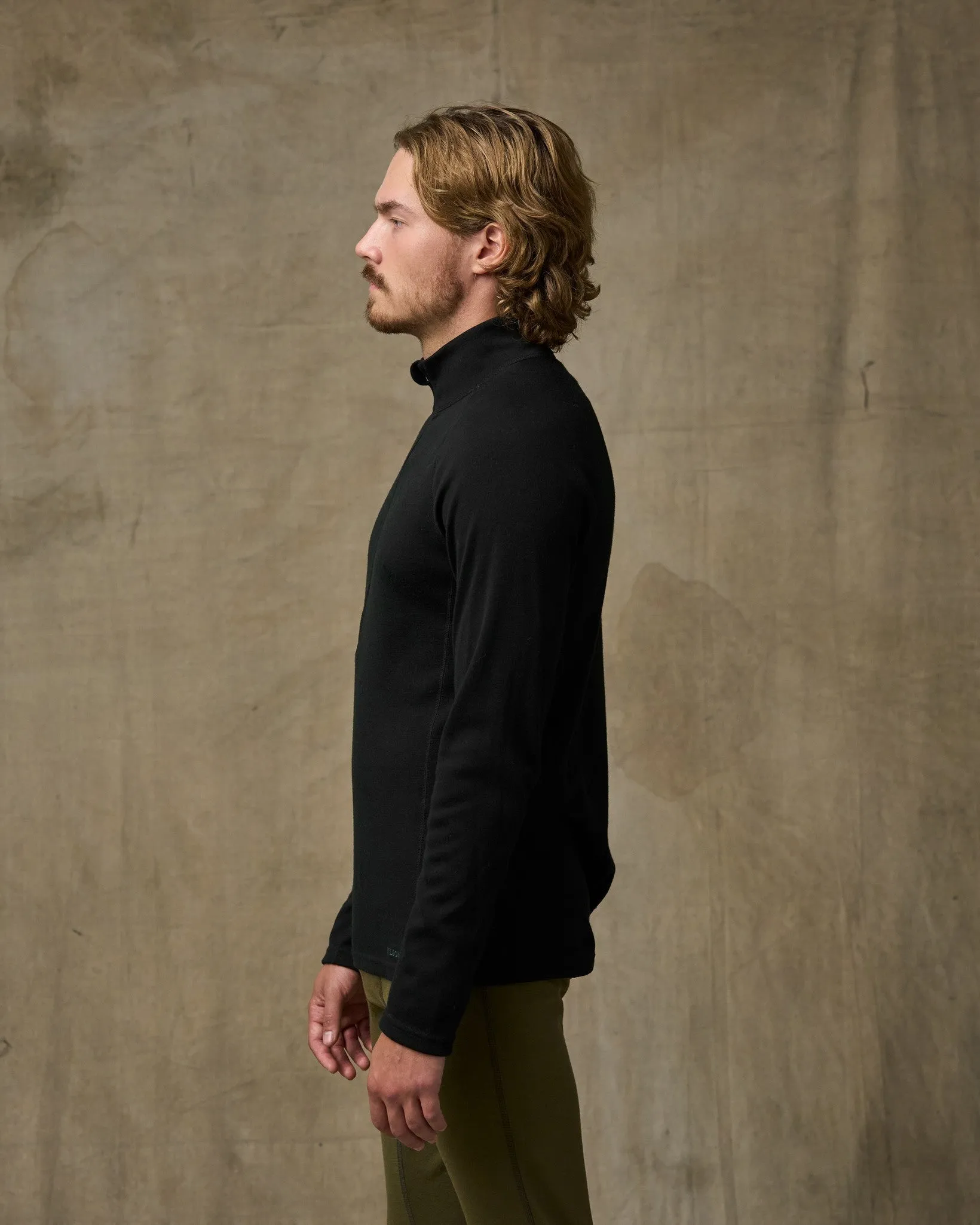 400g Merino Wool Long Sleeve Half-zip - Black sold by Filson product image thumbnail 2