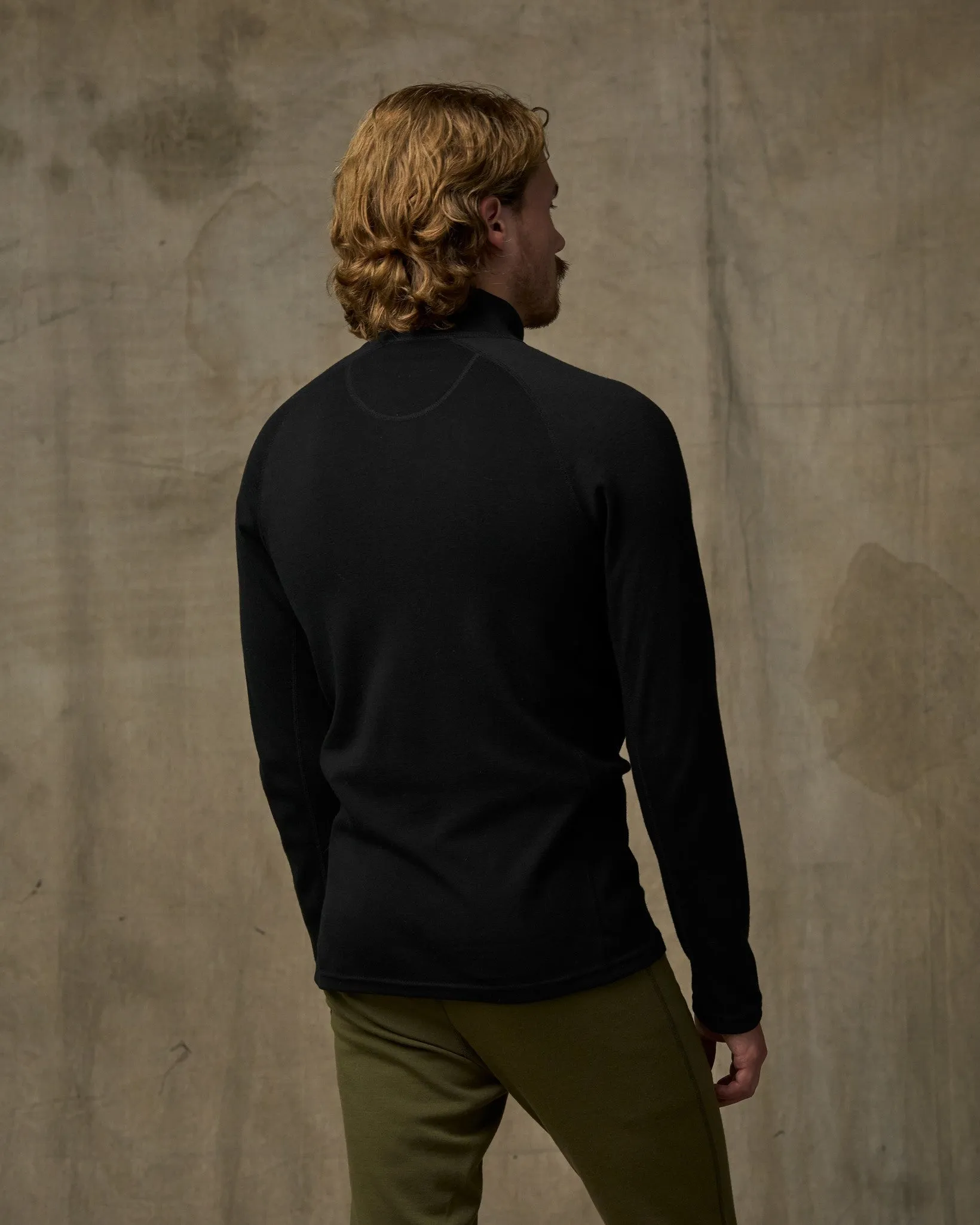 400g Merino Wool Long Sleeve Half-zip - Black sold by Filson product image thumbnail 3